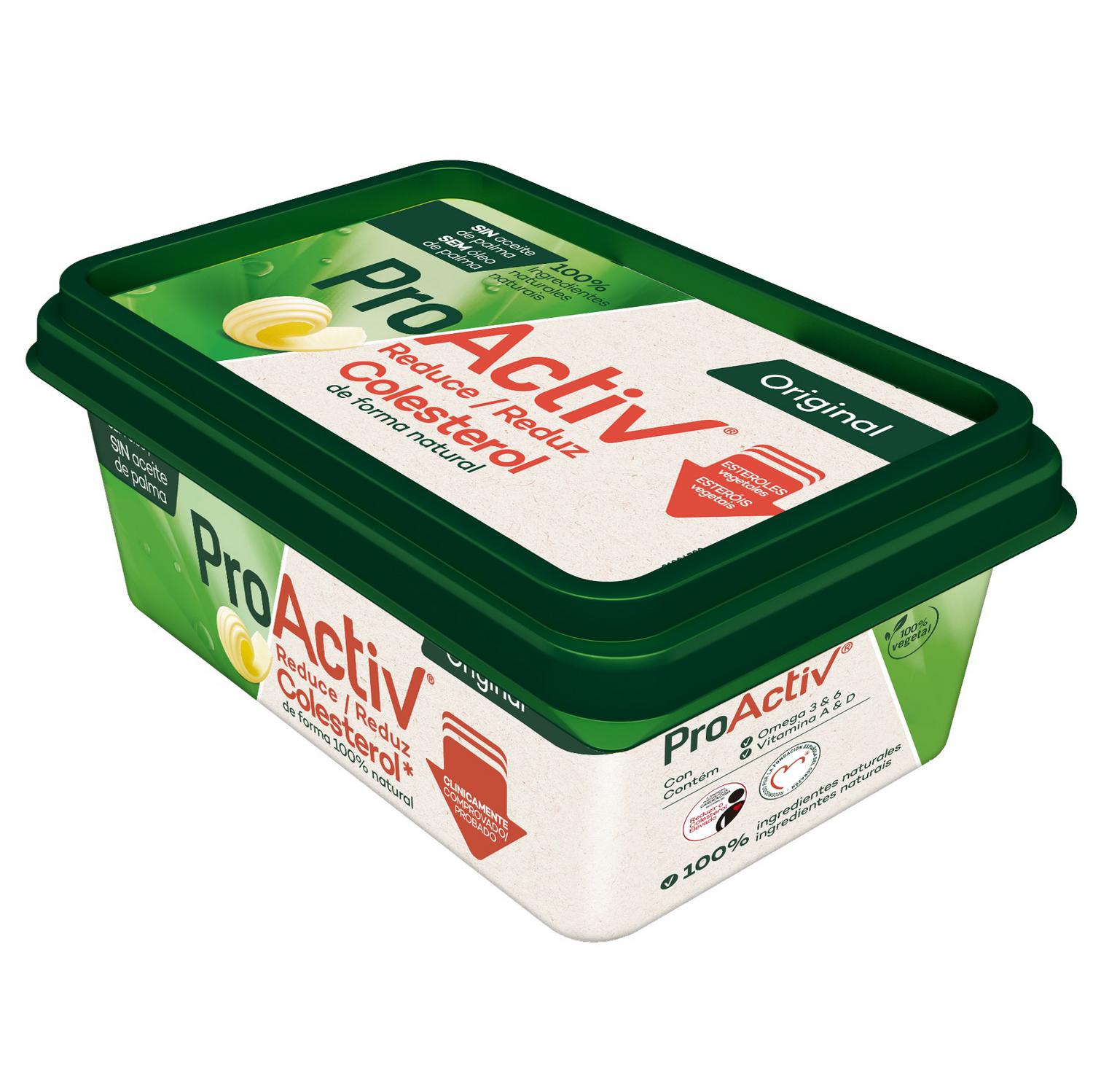 Margarina original ProActiv sin gluten sin lactosa sin aceite de palma 225 g.