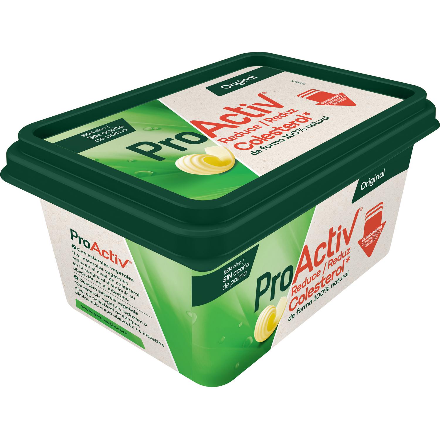 Margarina original ProActiv sin gluten sin lactosa sin aceite de palma 450 g.
