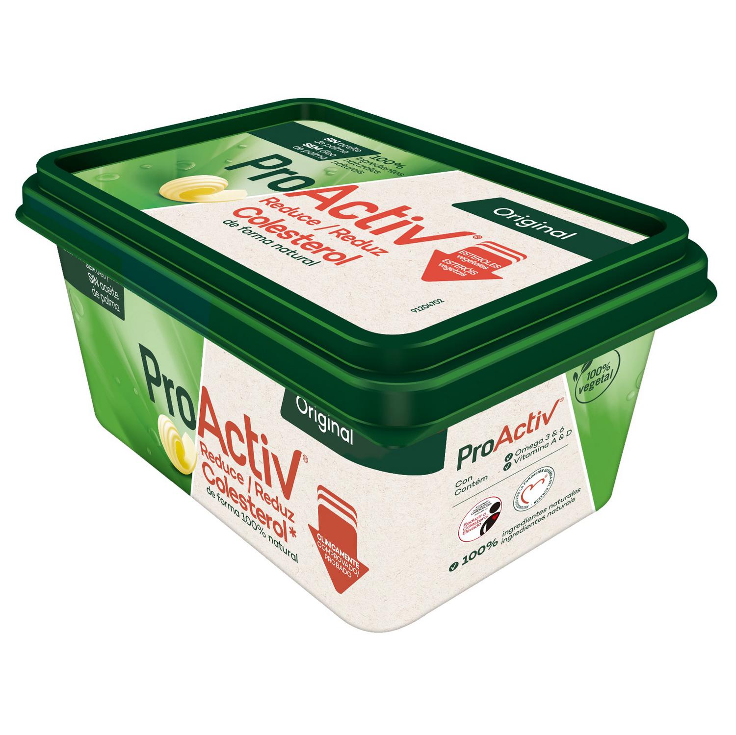 Margarina original ProActiv sin gluten sin lactosa sin aceite de palma 450 g.