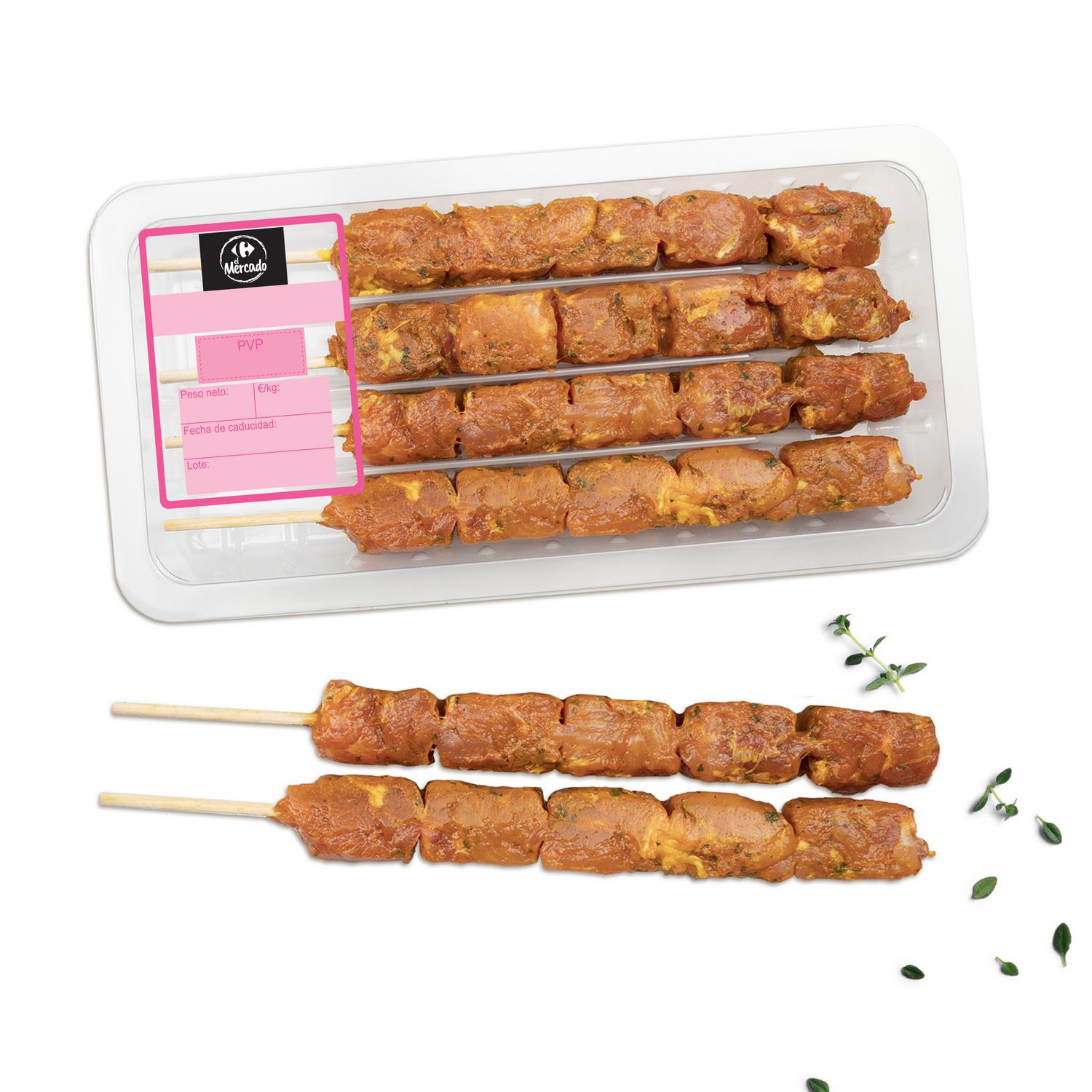 Pincho Moruno de Cerdo Amarillo Carrefour El Mercado 340 g