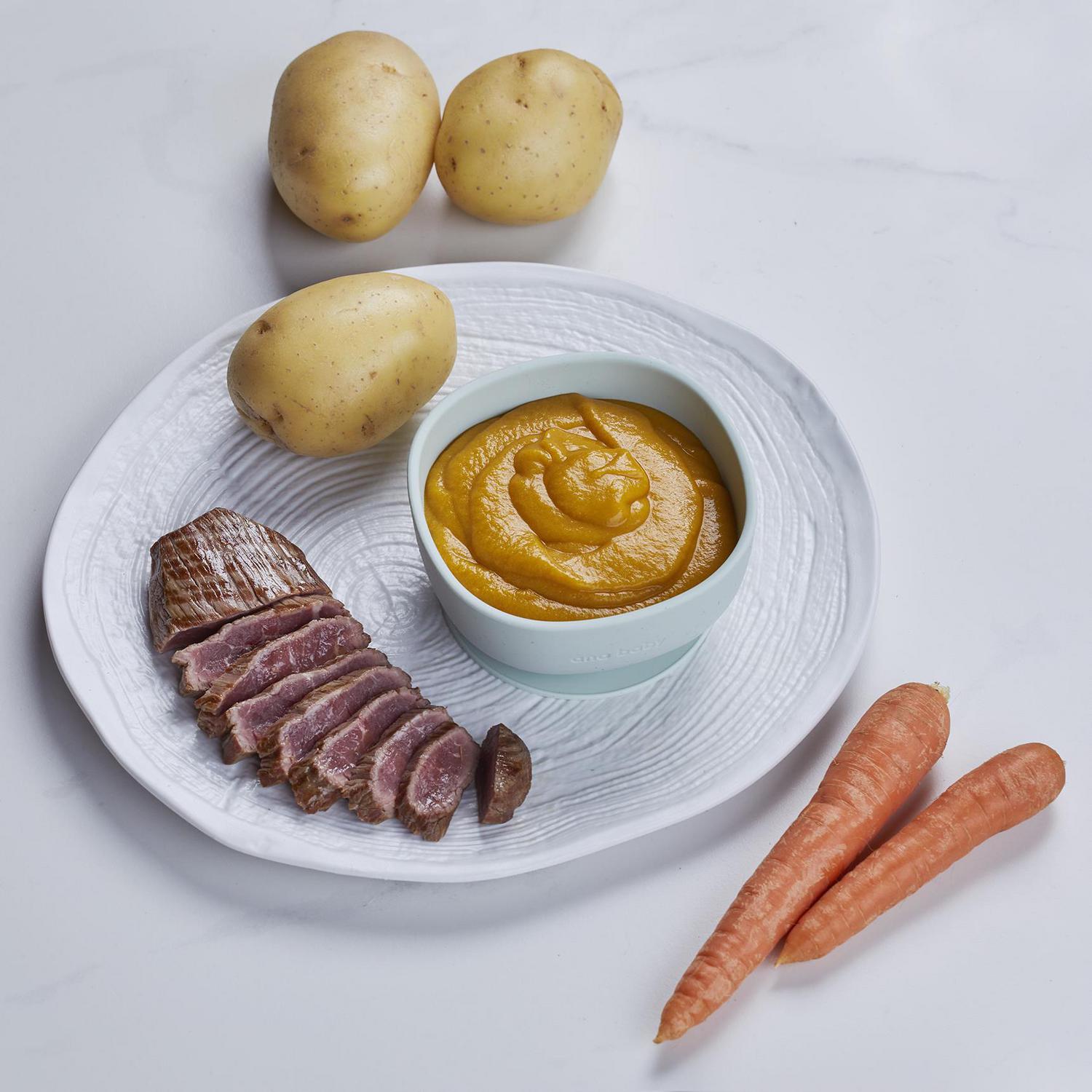 Tarrito de hortalizas con ternera desde 6 meses ecológico Gerber sin gluten 190 g.