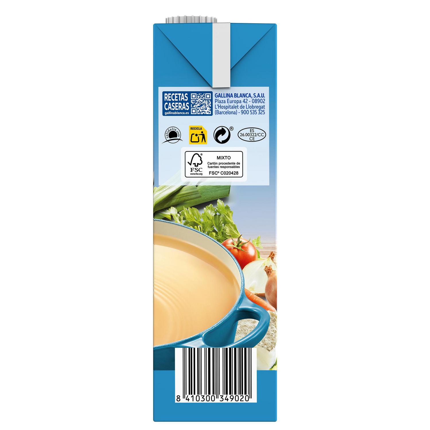 Caldo casero de pescado Gallina Blanca sin gluten 1 l.