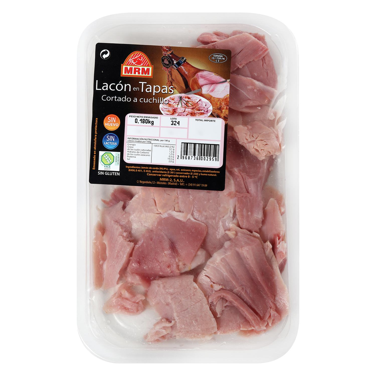 Lacón en tapas cortadas a cuchillo 170 g