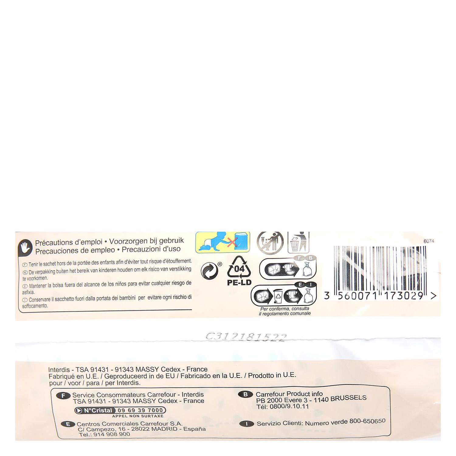 Pañales premium ultra protect Carrefour Baby T5 (11kg.-25kg) 36 ud.