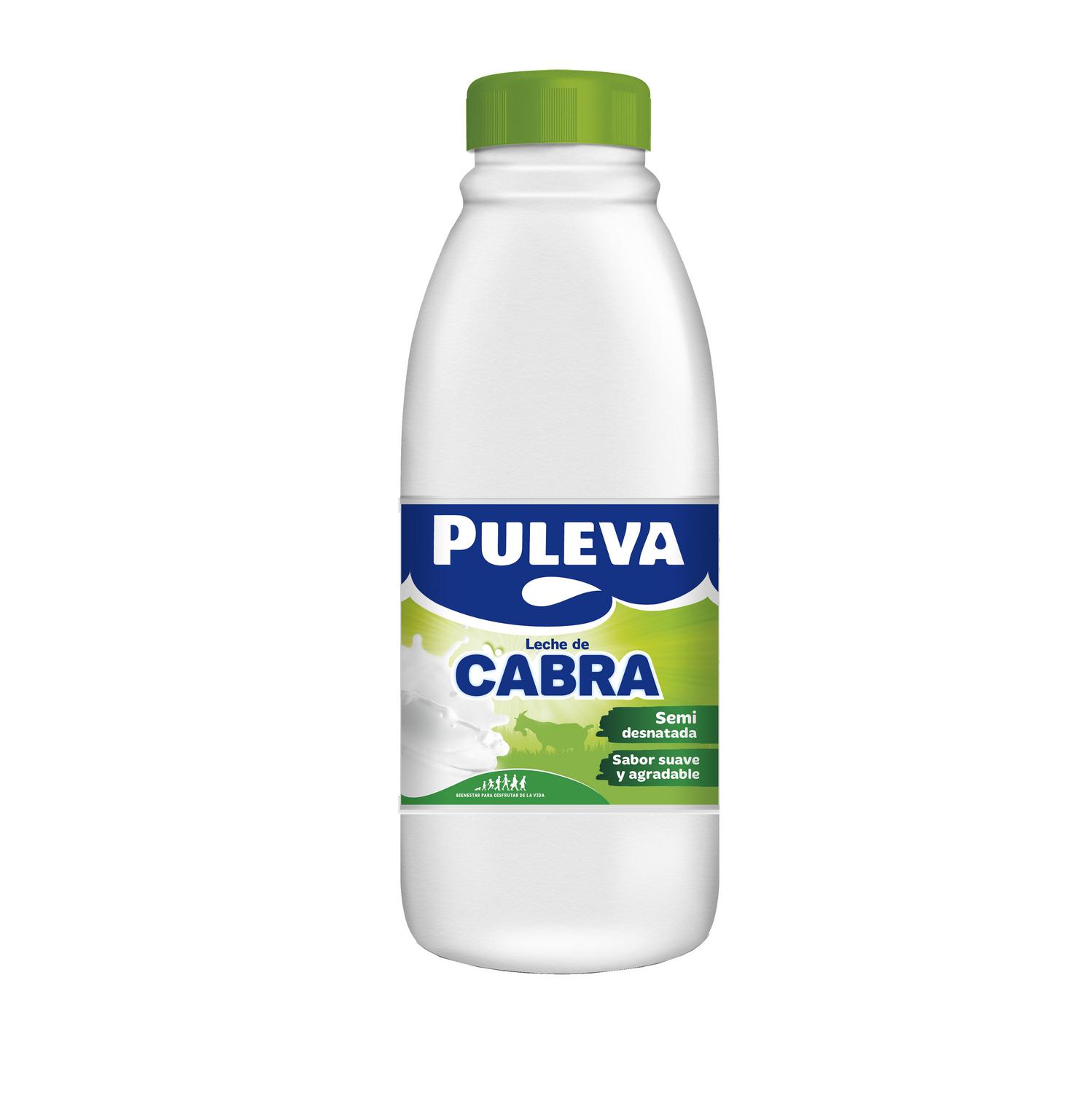 Leche de cabra semidesnatada Puleva botella 1 l.