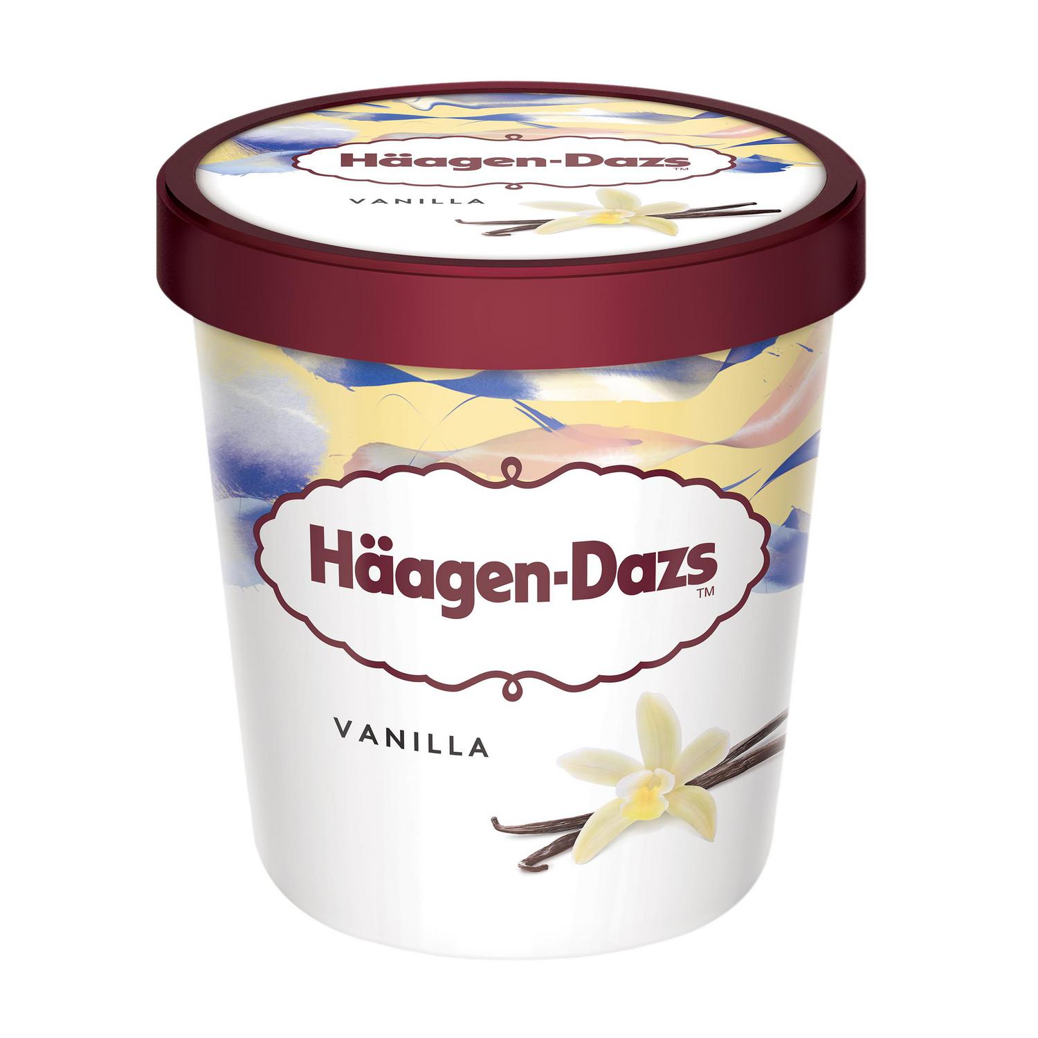 Helado de vainilla Häagen Dazs sin gluten 460 ml.