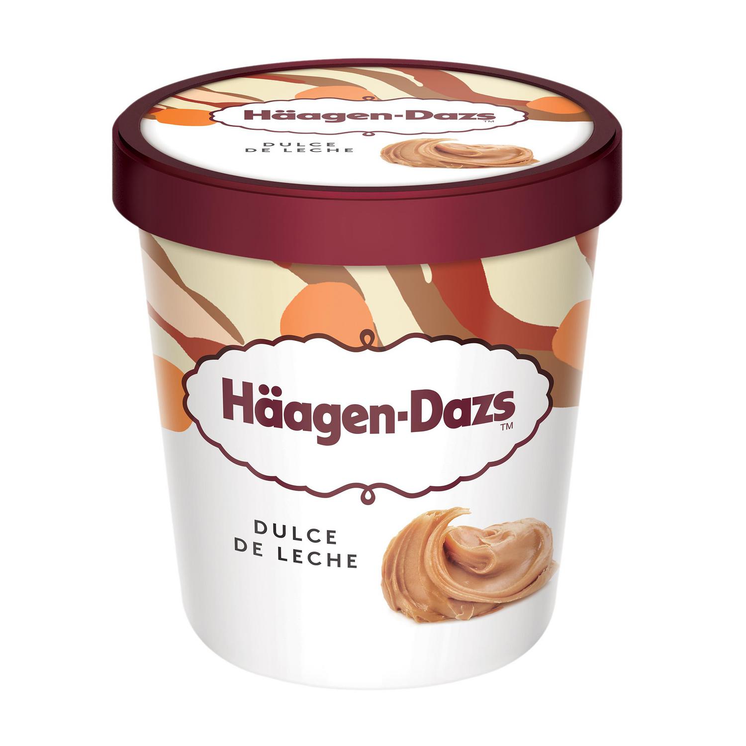 Helado de dulce de leche Häagen Dazs sin gluten 460 ml.