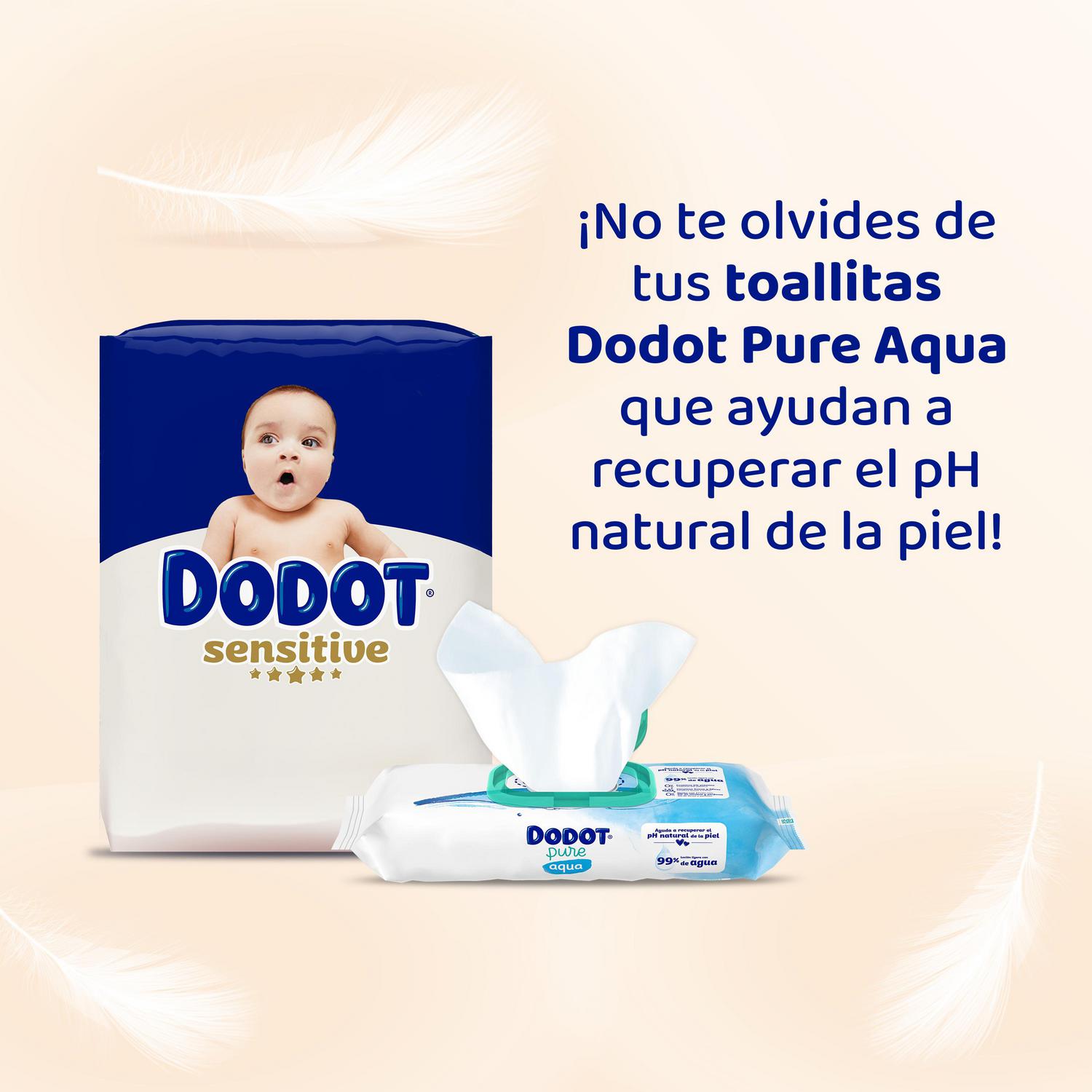 Pañales Dodot Sensitive T5+ (12-17 kg) 44 ud.