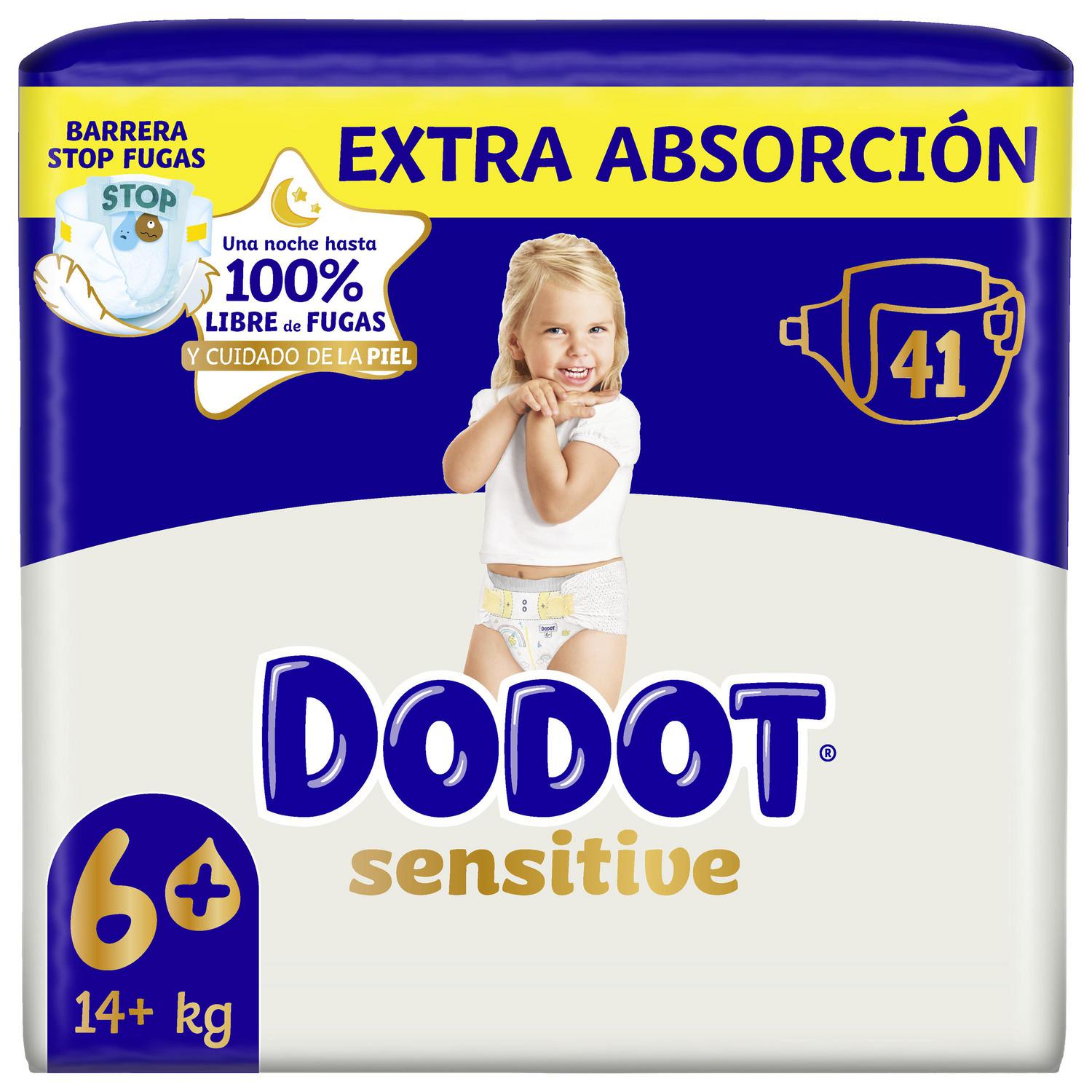 Pañales Dodot Sensitive T6+ (14+ kg) 41 ud.