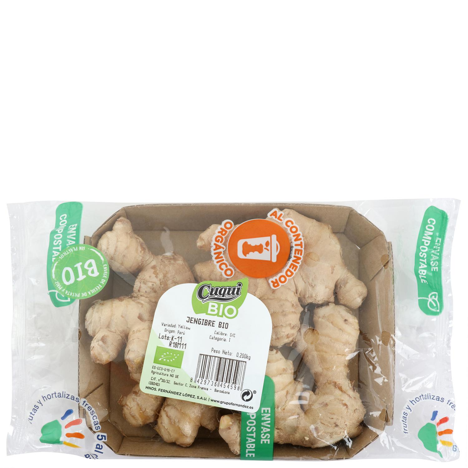 Jengibre ecológico 200 g
