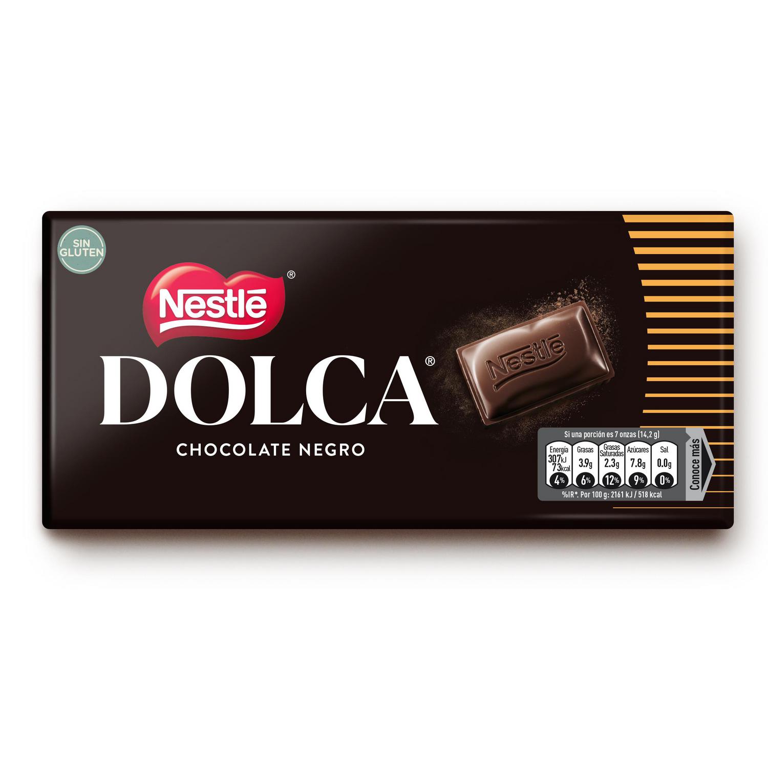 Chocolate negro Nestlé Dolca sin gluten 100 g.