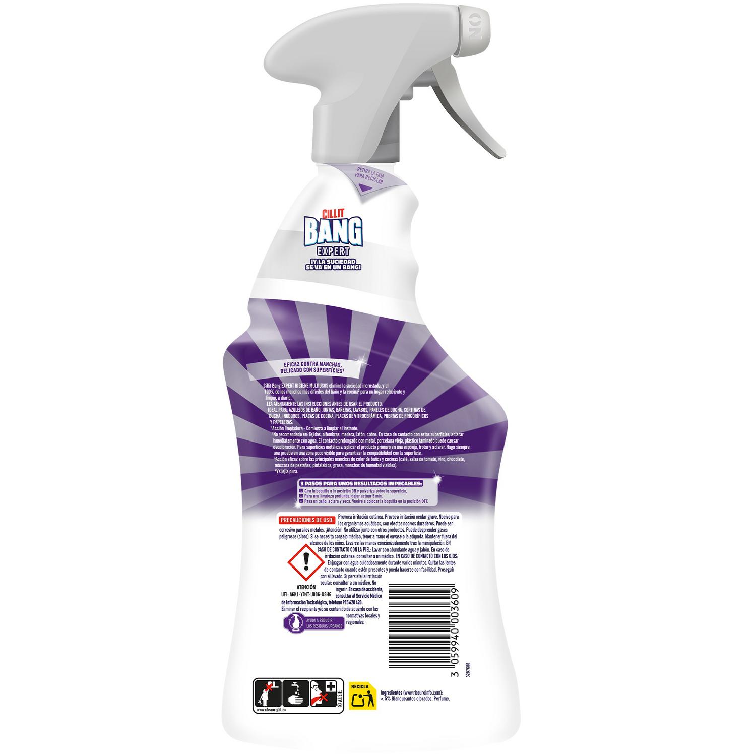Limpiador baños higiene profunda Cillit Bang 750 ml.
