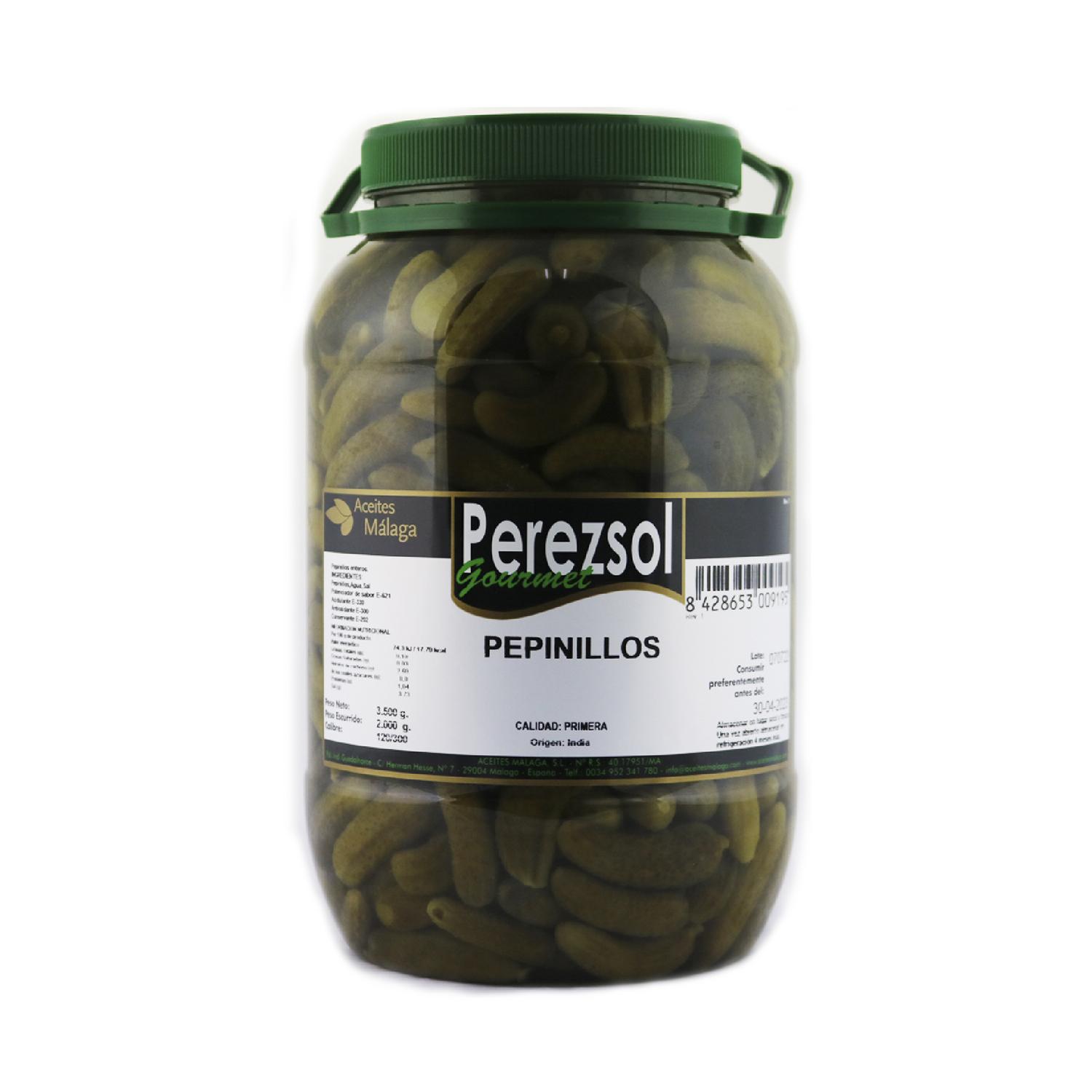 Pepinillos medianos Perezsol 2 kg.