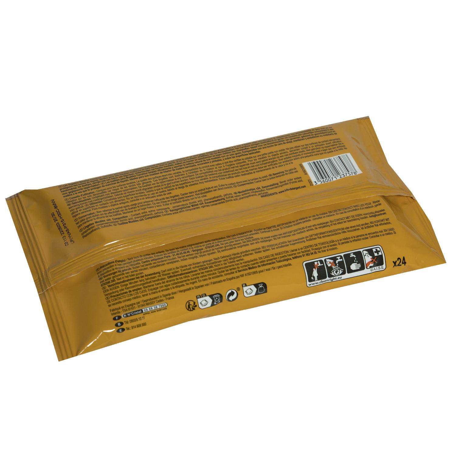 Toallitas para muebles Carrefour Expert 24 ud.