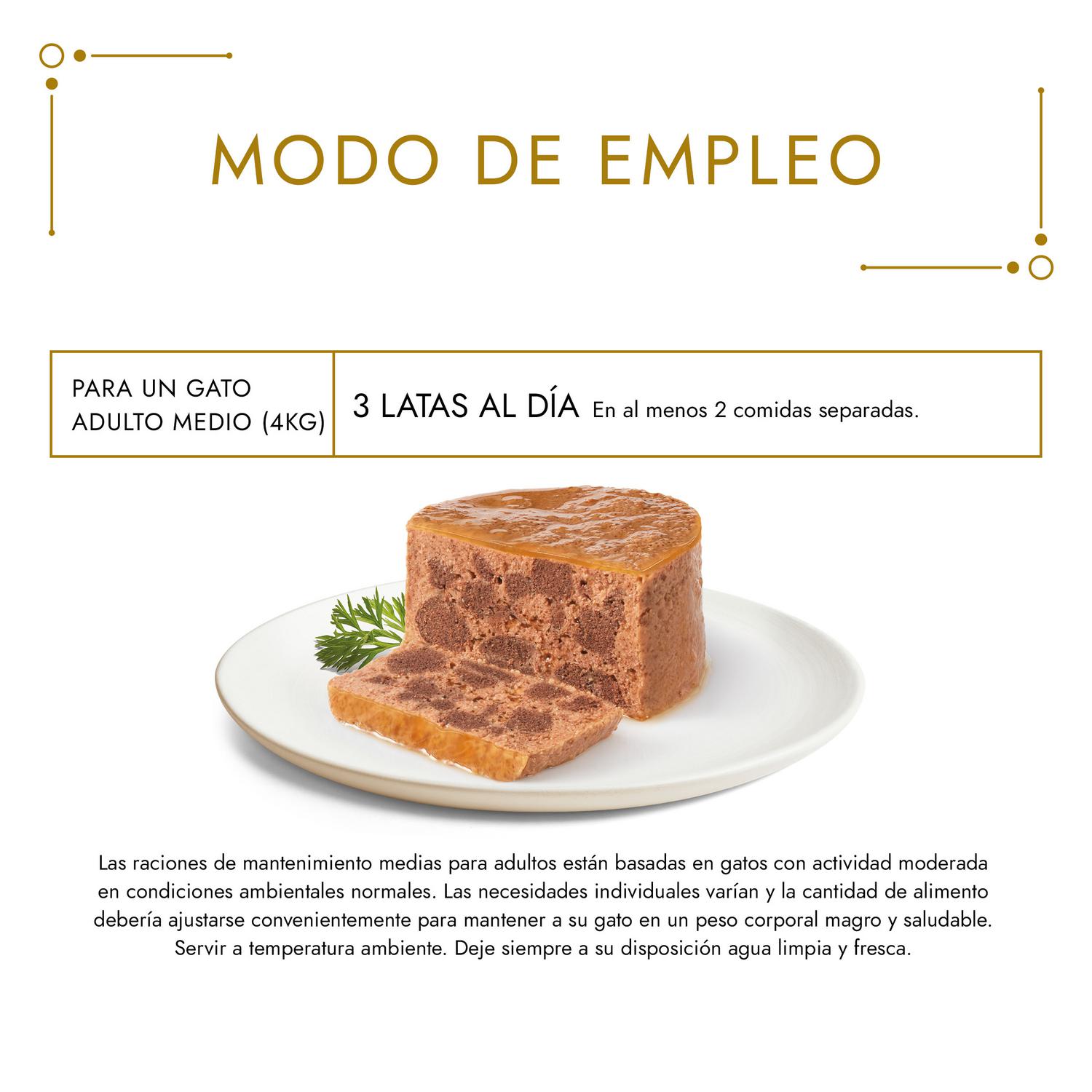 Comida húmeda de pollo para gato adulto Purina Gourmet Gold 85 g