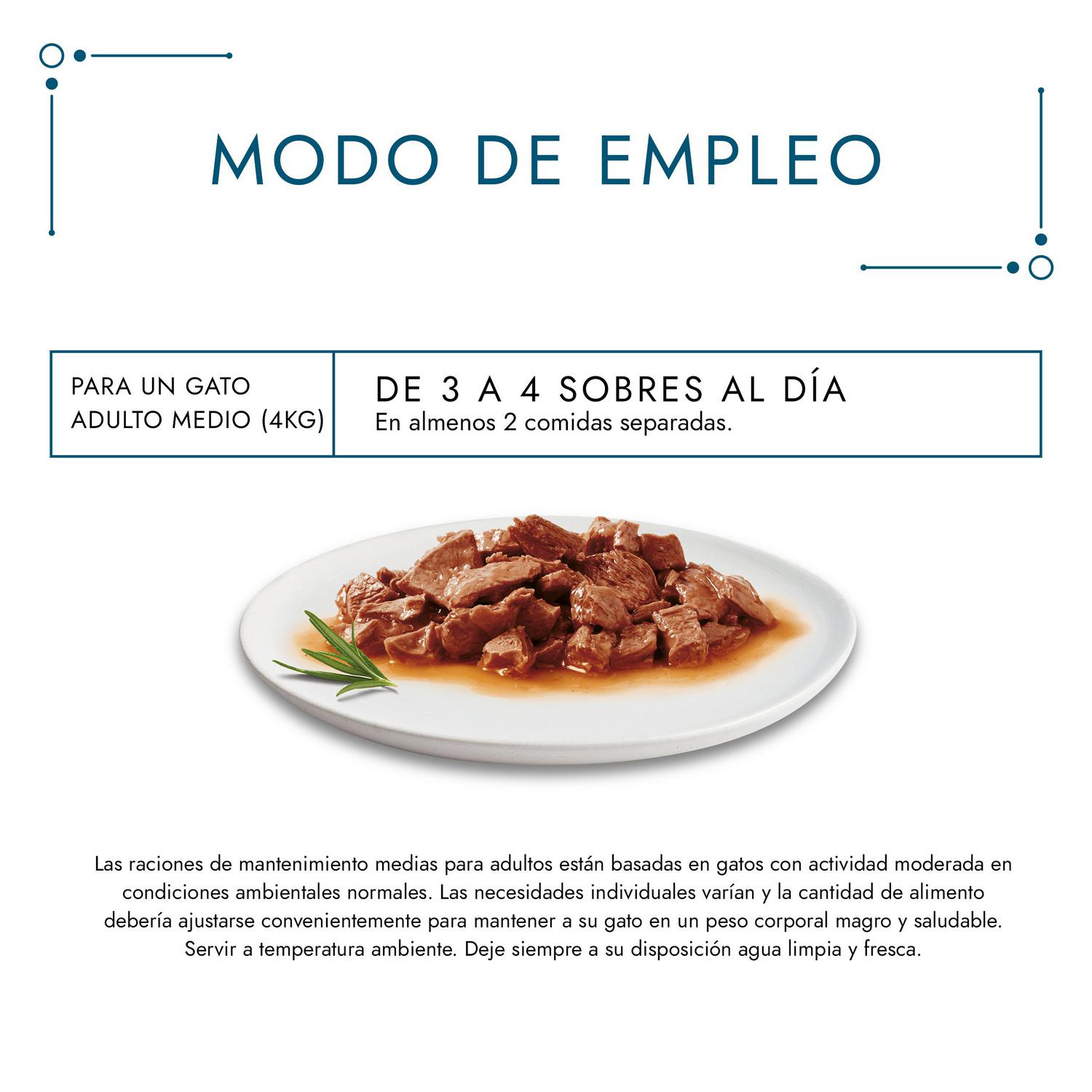 Comida húmeda surtido delicias en salsa para gato adulto Purina Gourmet Perle 8x85 g.