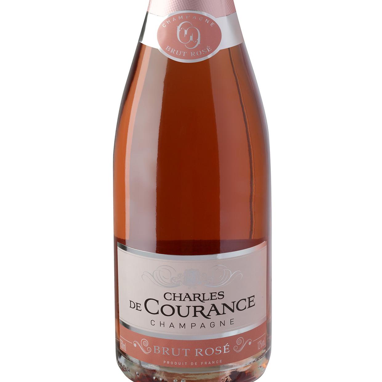 Champagne Charles de Courance brut rosé 75 cl.