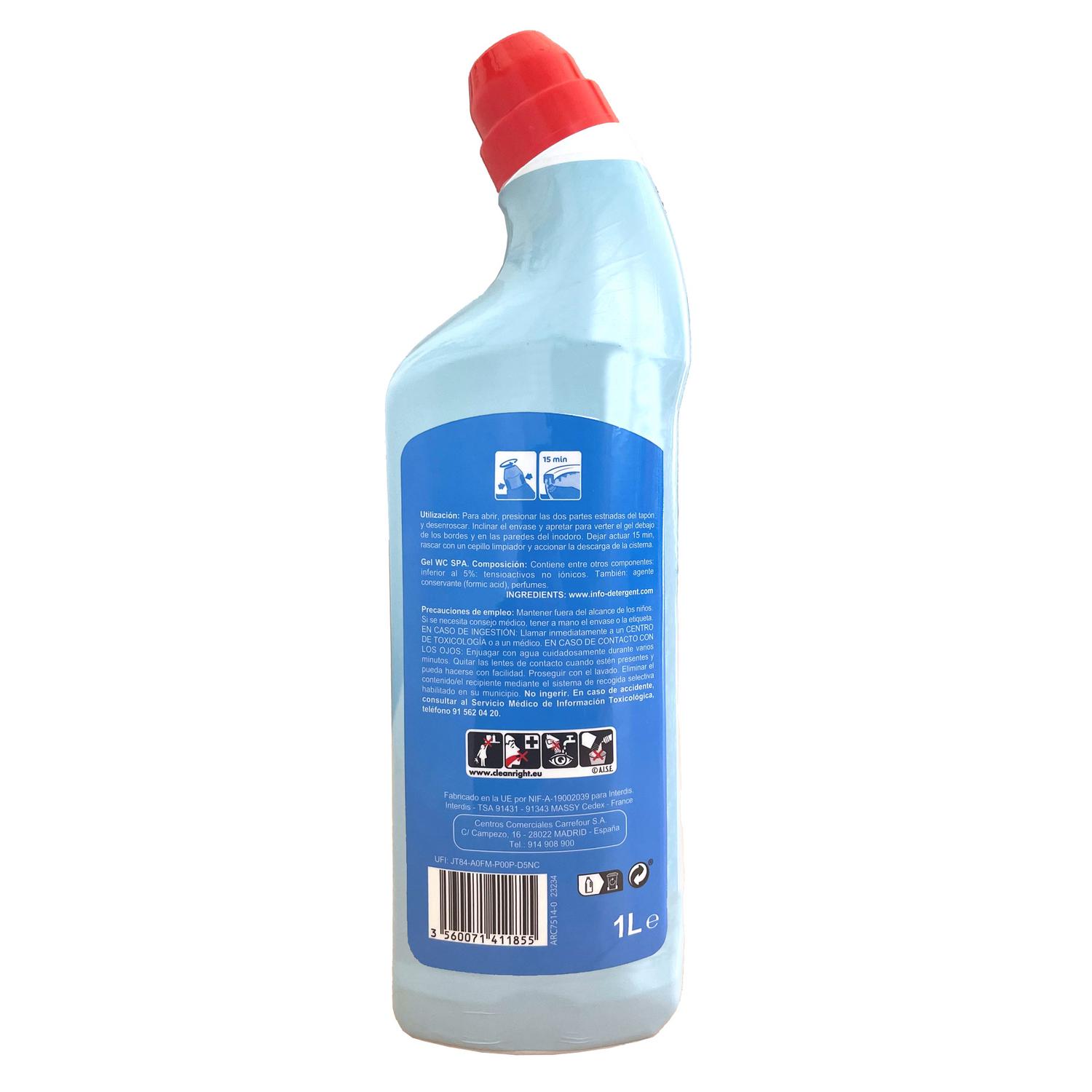 Gel WC spa Carrefour Expert 1 l.
