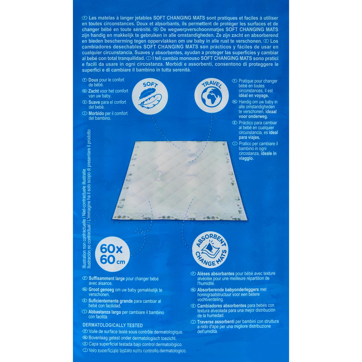Protector absorbente My Carrefour Baby 10 ud.