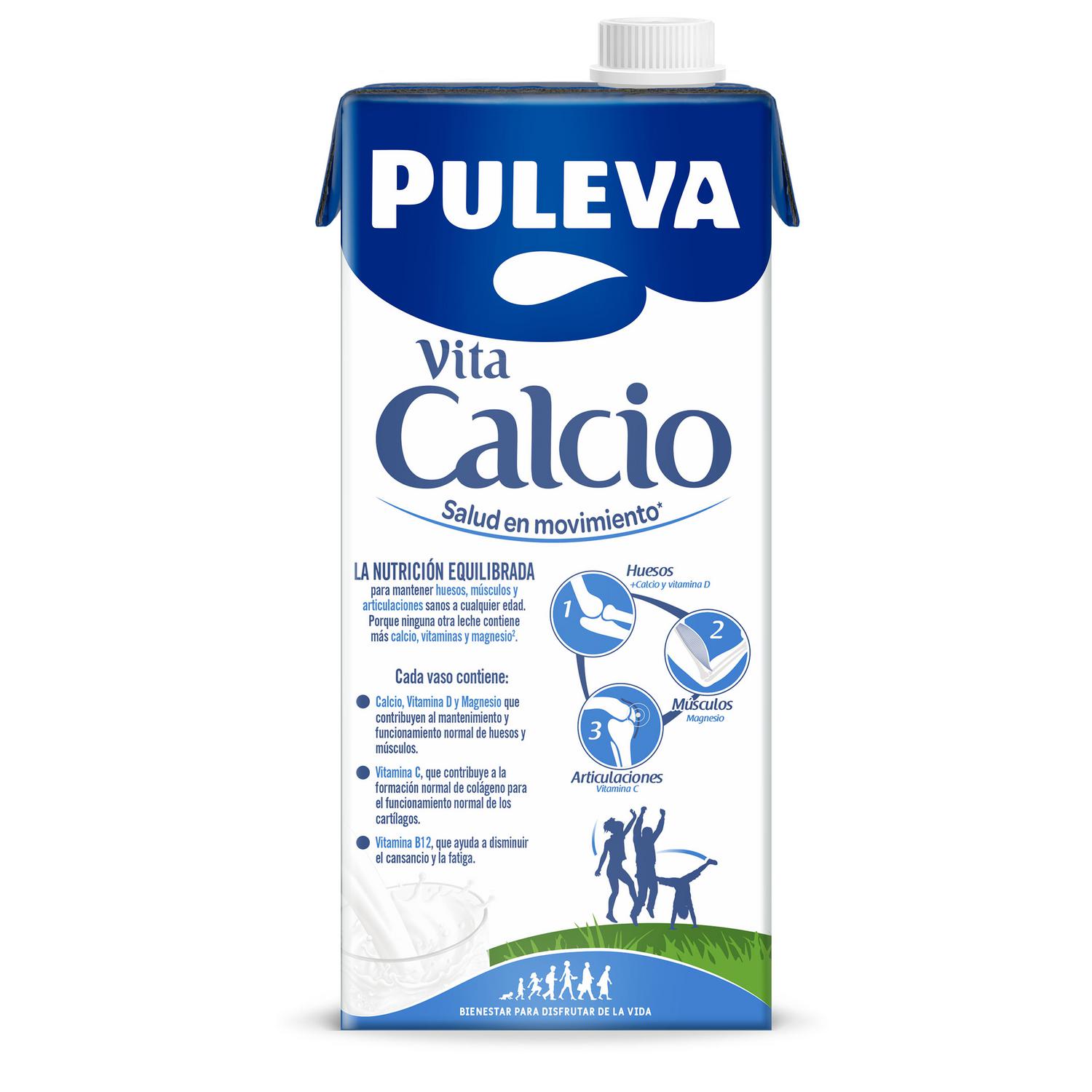 Leche entera Vita Calcio Puleva brik 1 l.