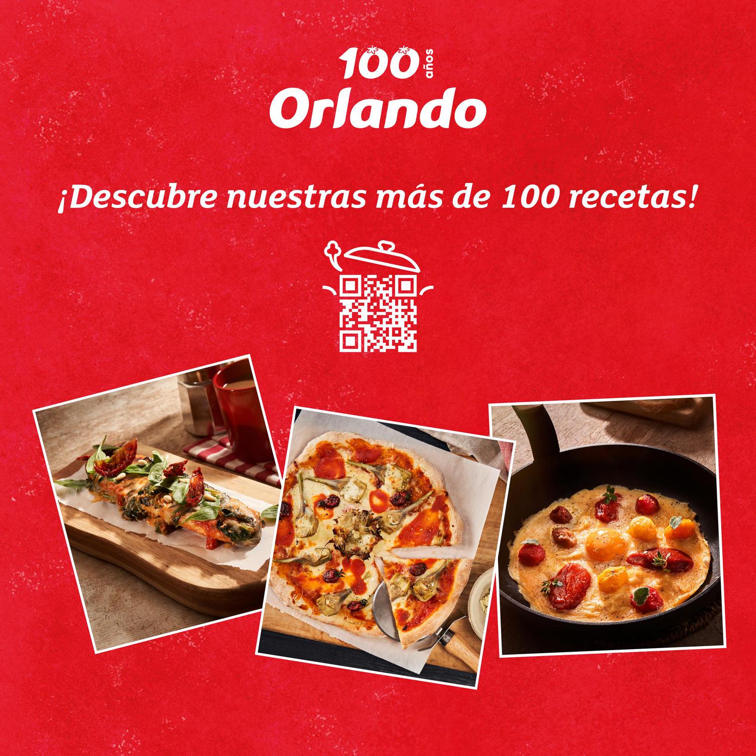 Tomate frito Orlando sin gluten pack de 3 briks de 212 g.