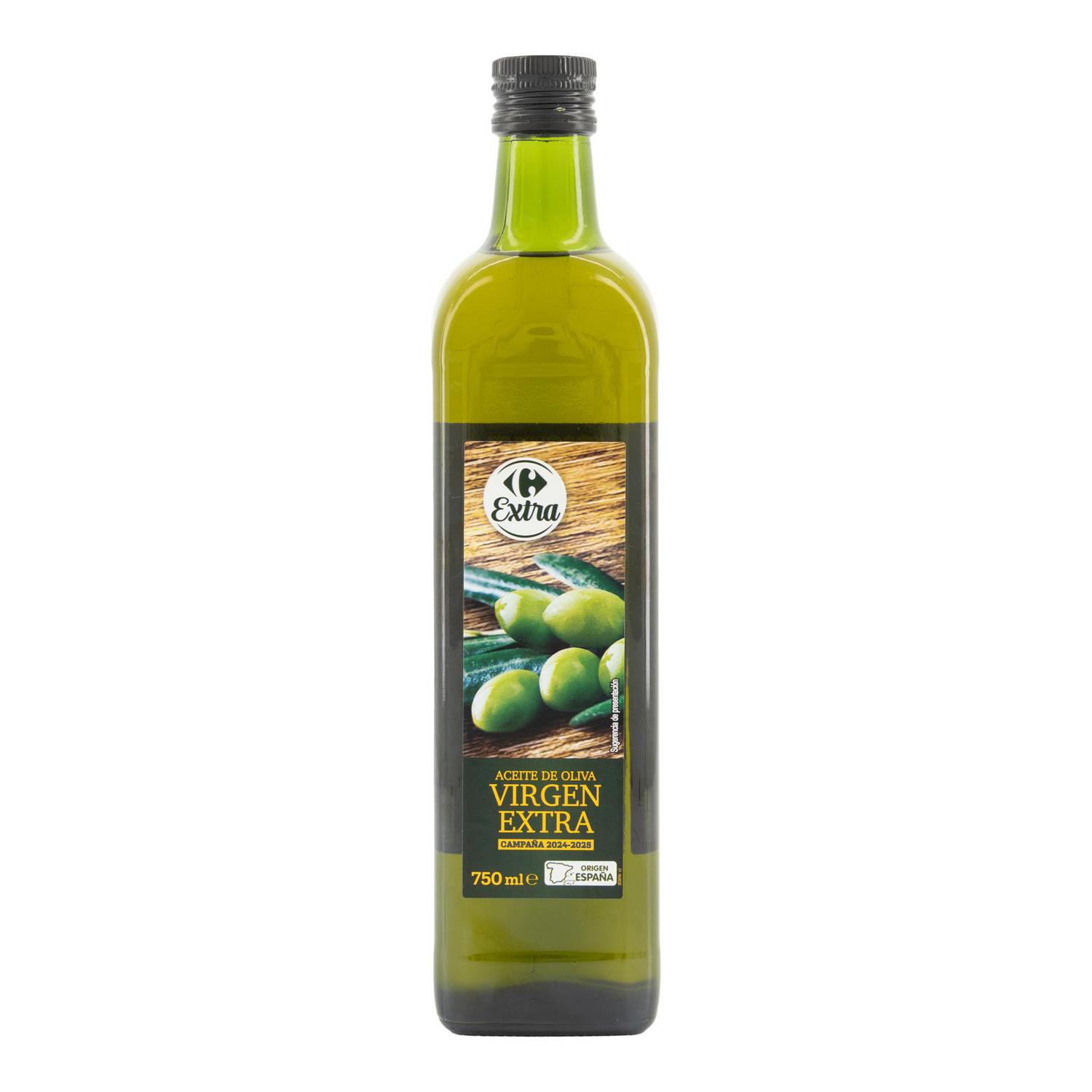 Aceite de oliva virgen extra Carrefour Extra 750 ml.