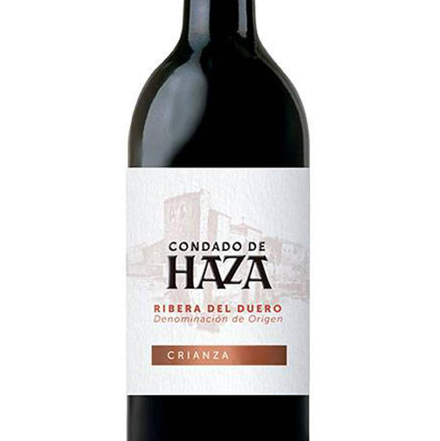 Vino tinto crianza tempranillo Condado de Haza D.O. Ribera del Duero 75 cl.