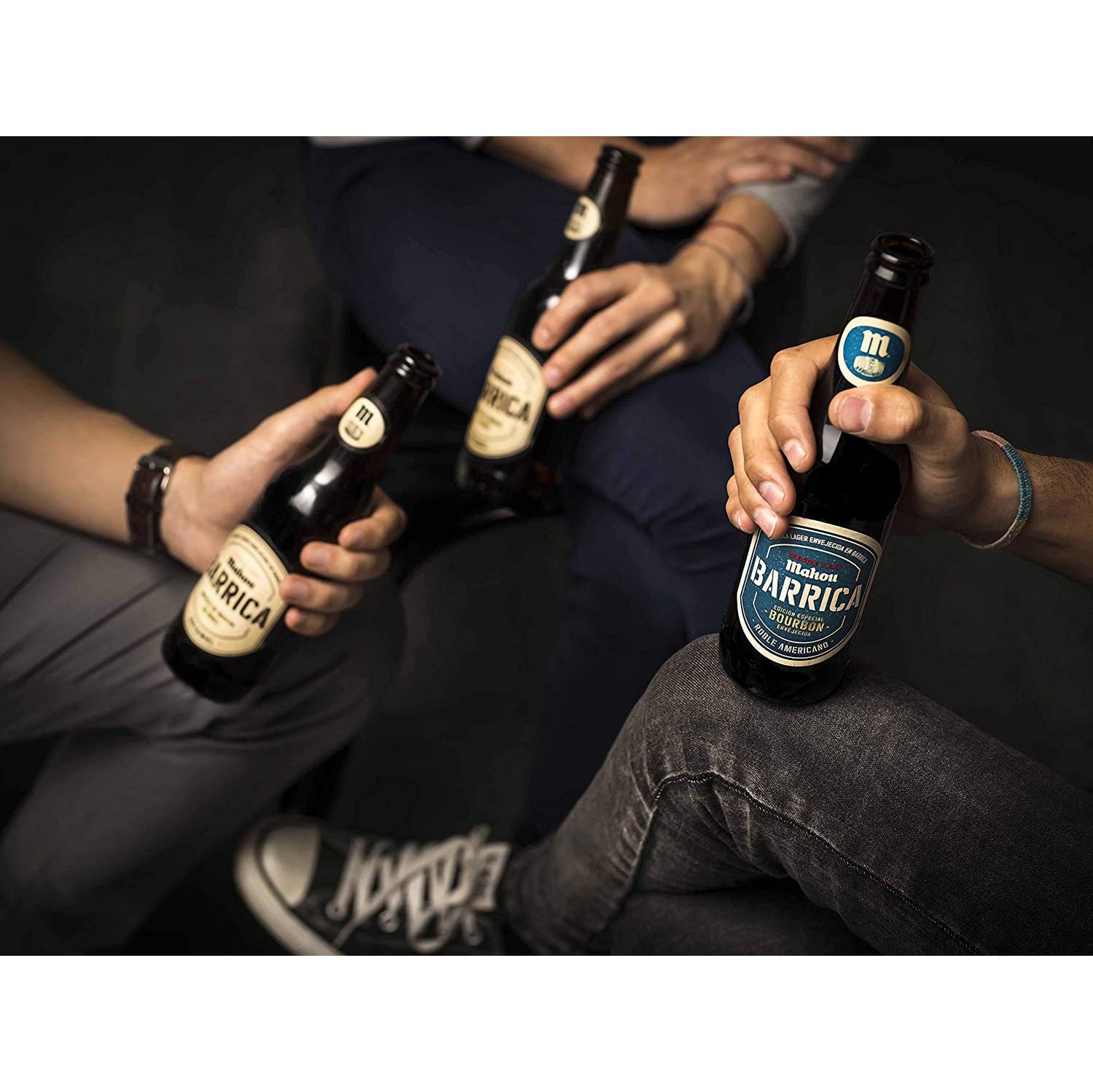 Cerveza Mahou Barrica envejecida edición original botella 33 cl.