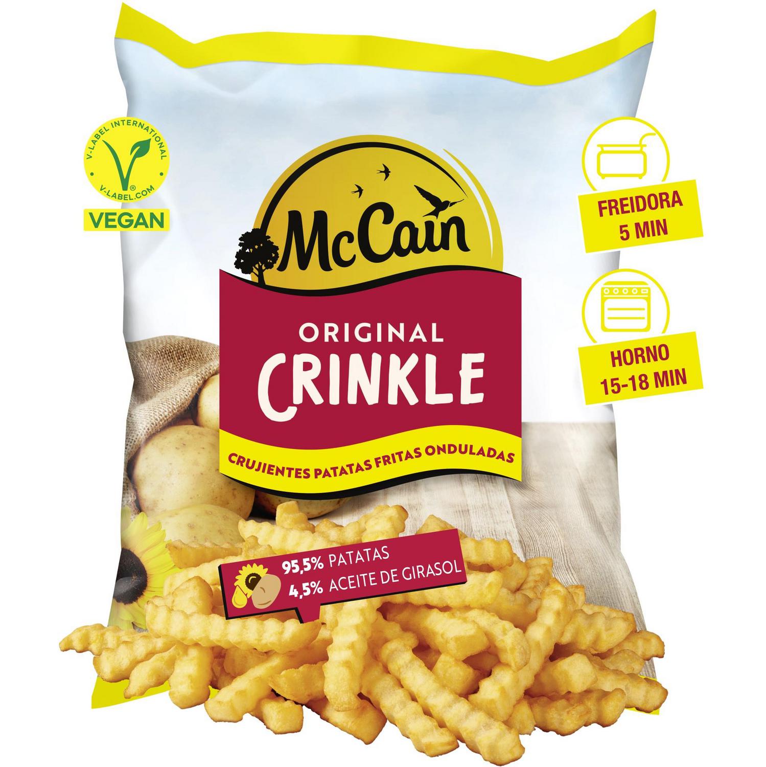 Patatas Original Crinkle McCain 750 g.