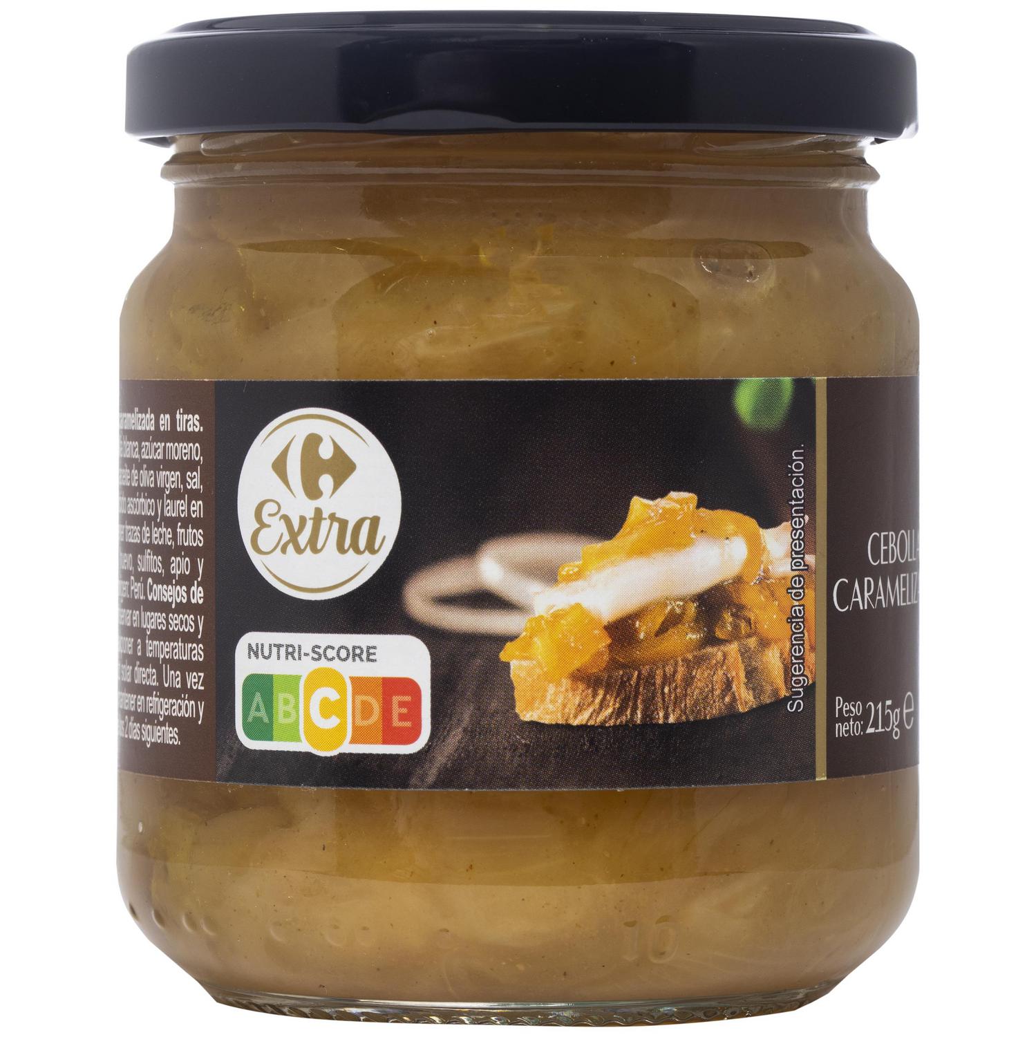 Cebolla caramelizada Extra Carrefour 240 g.