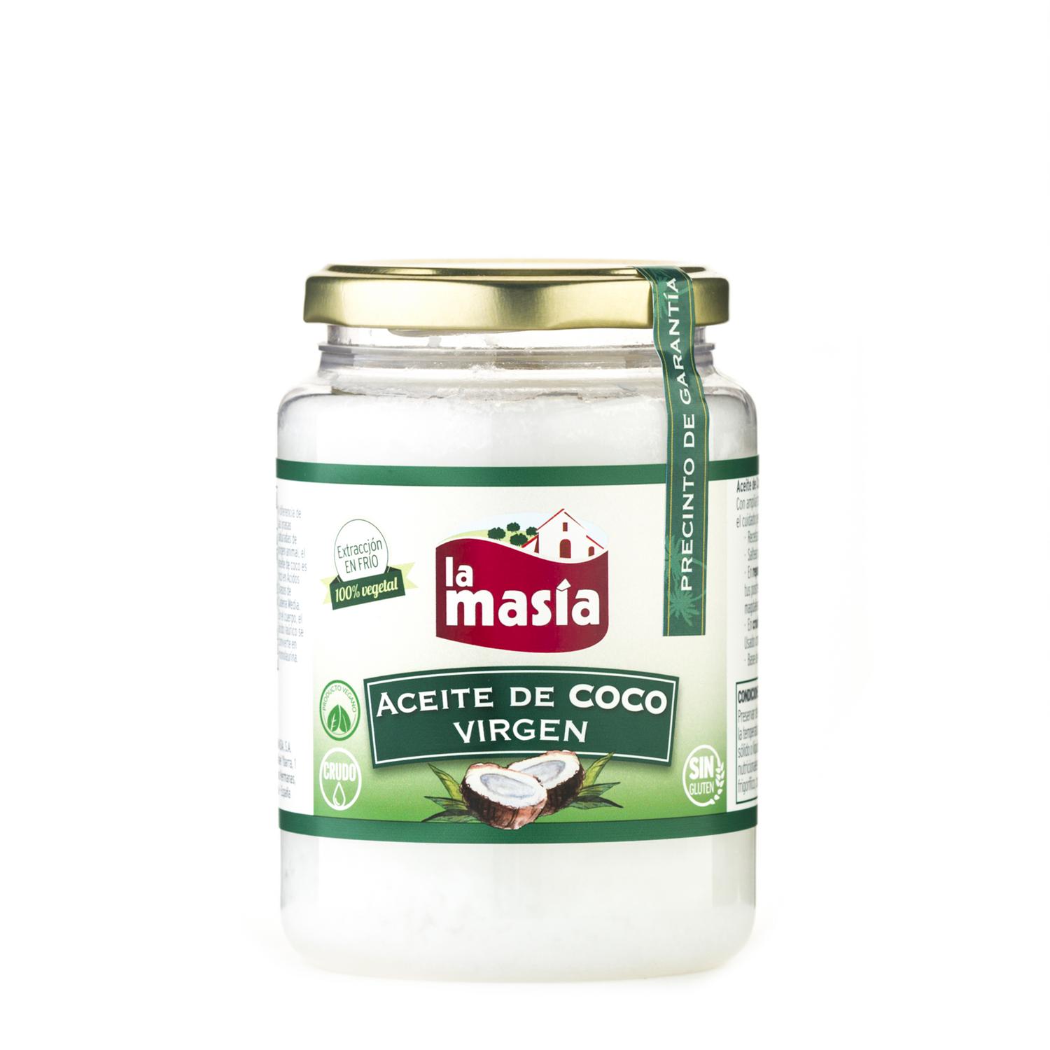 Aceite de coco La Masía 375 ml.