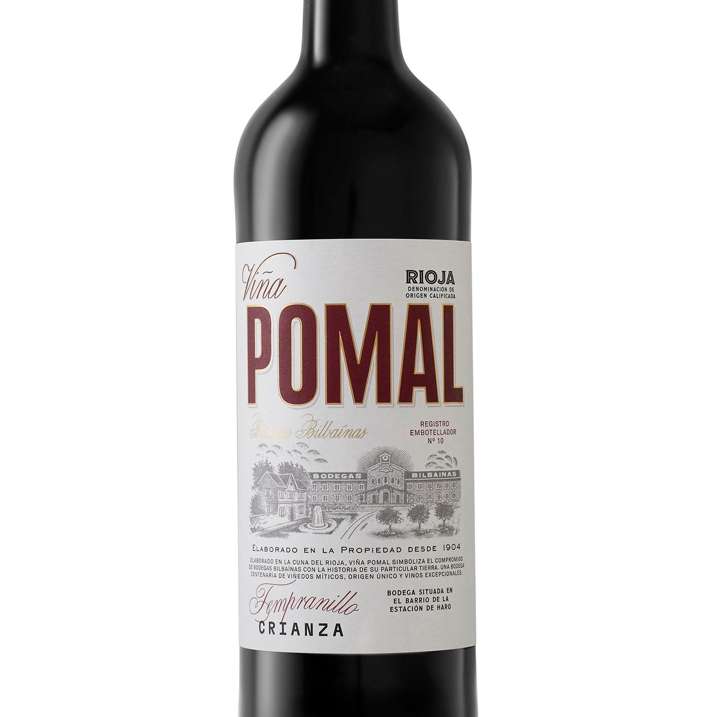 Vino tinto crianza tempranillo Viña Pomal D.O.Ca. Rioja 75 cl.