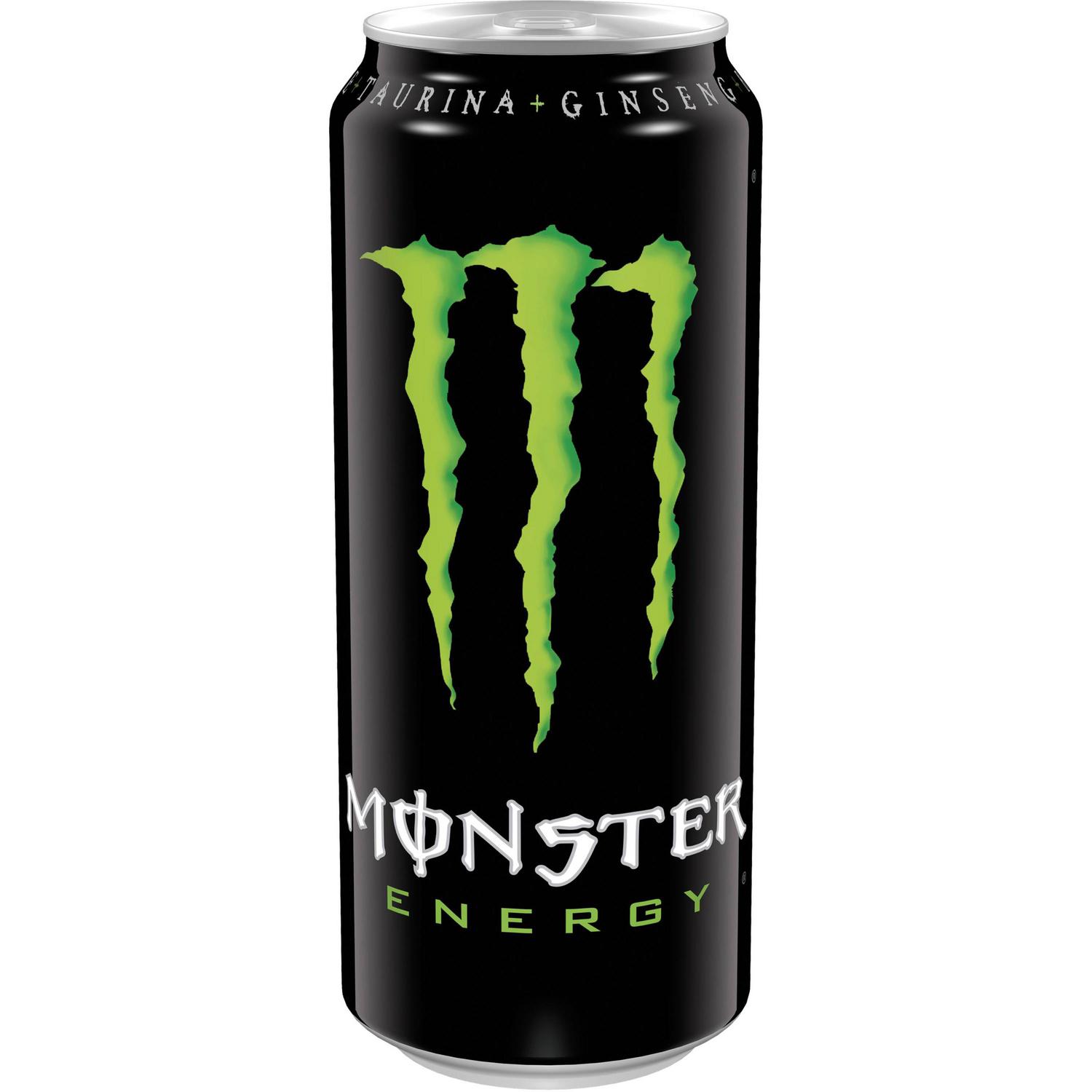 Monster Energy Bebida Energética taurina+ginseng lata 500 ml.