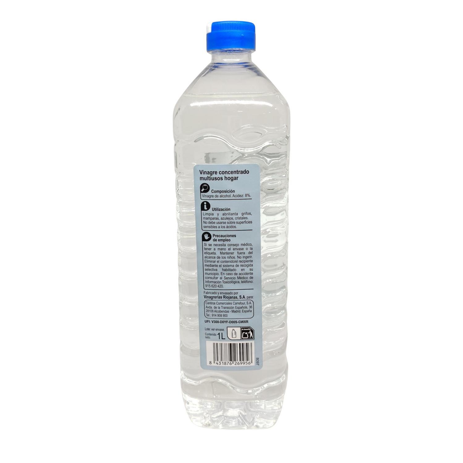 Vinagre de limpieza multiusos Carrefour Essential 1 l.