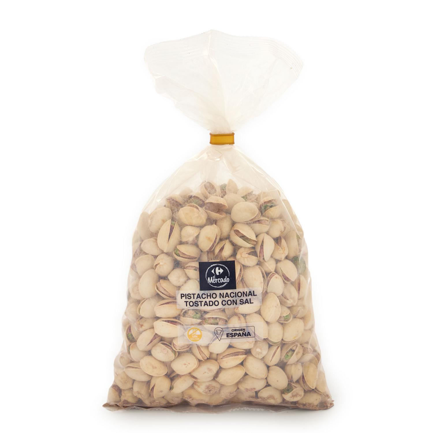 Pistacho nacional tostado sin sal El Mercado 350 g