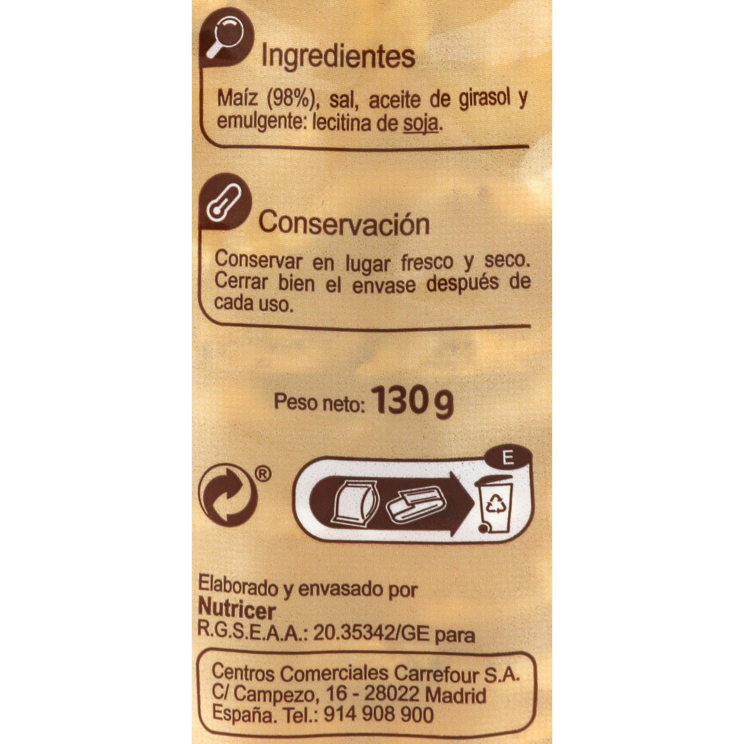 Tortitas de maíz Sentation Carrefour 130 g.
