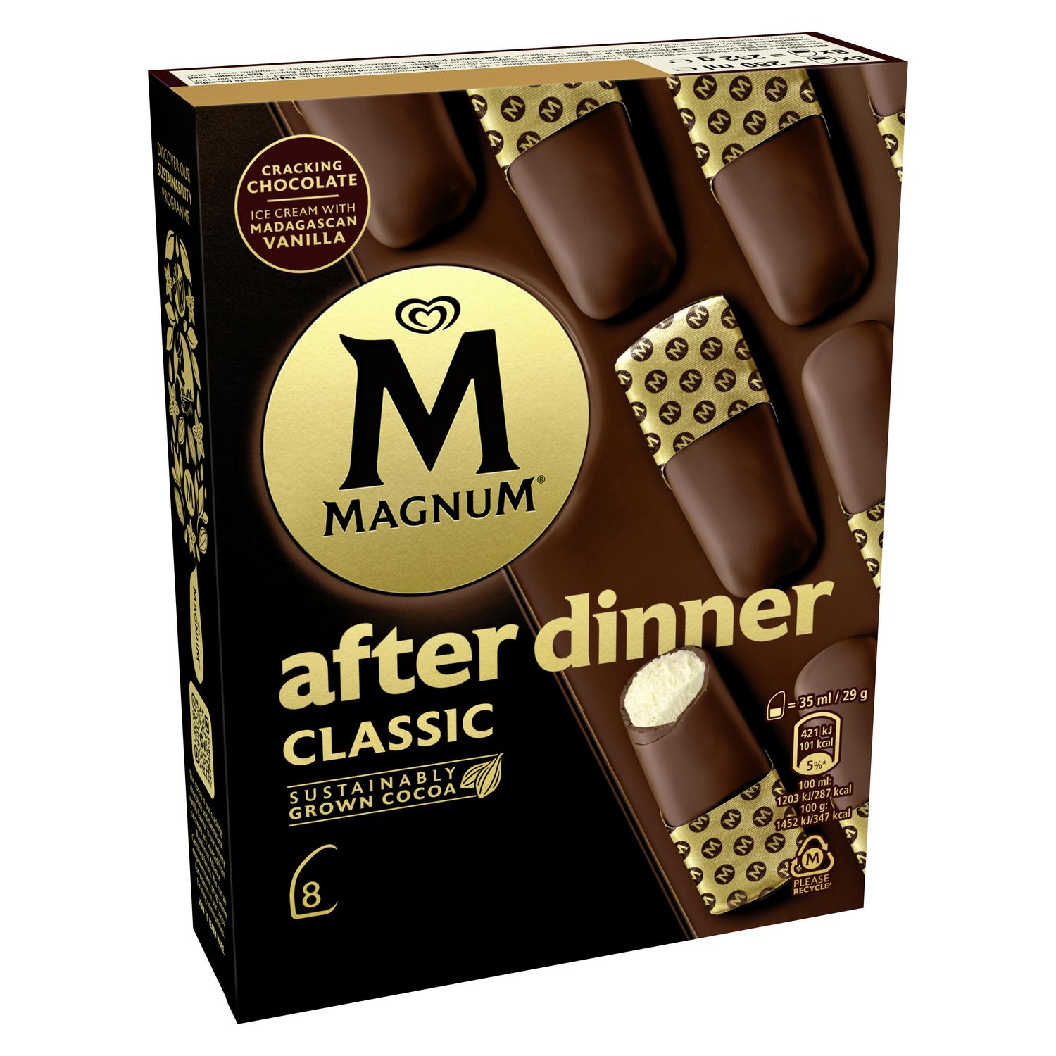 Bombón After Dinner Classic Magnun sin gluten 8 ud.