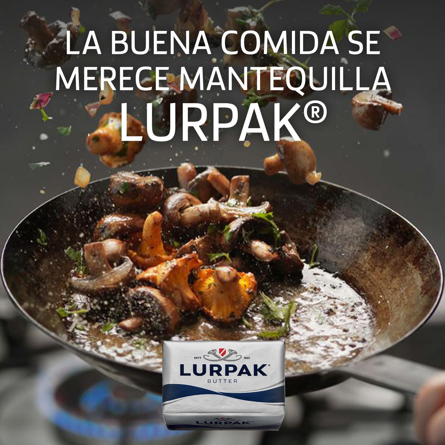 Mantequilla con sal Lurpak 200 g.