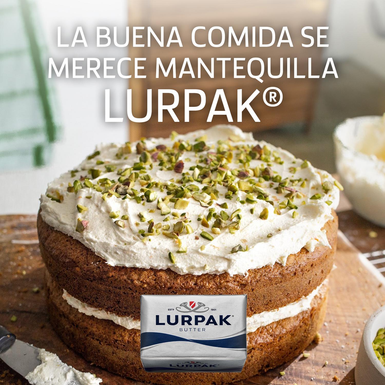 Mantequilla con sal Lurpak 200 g.