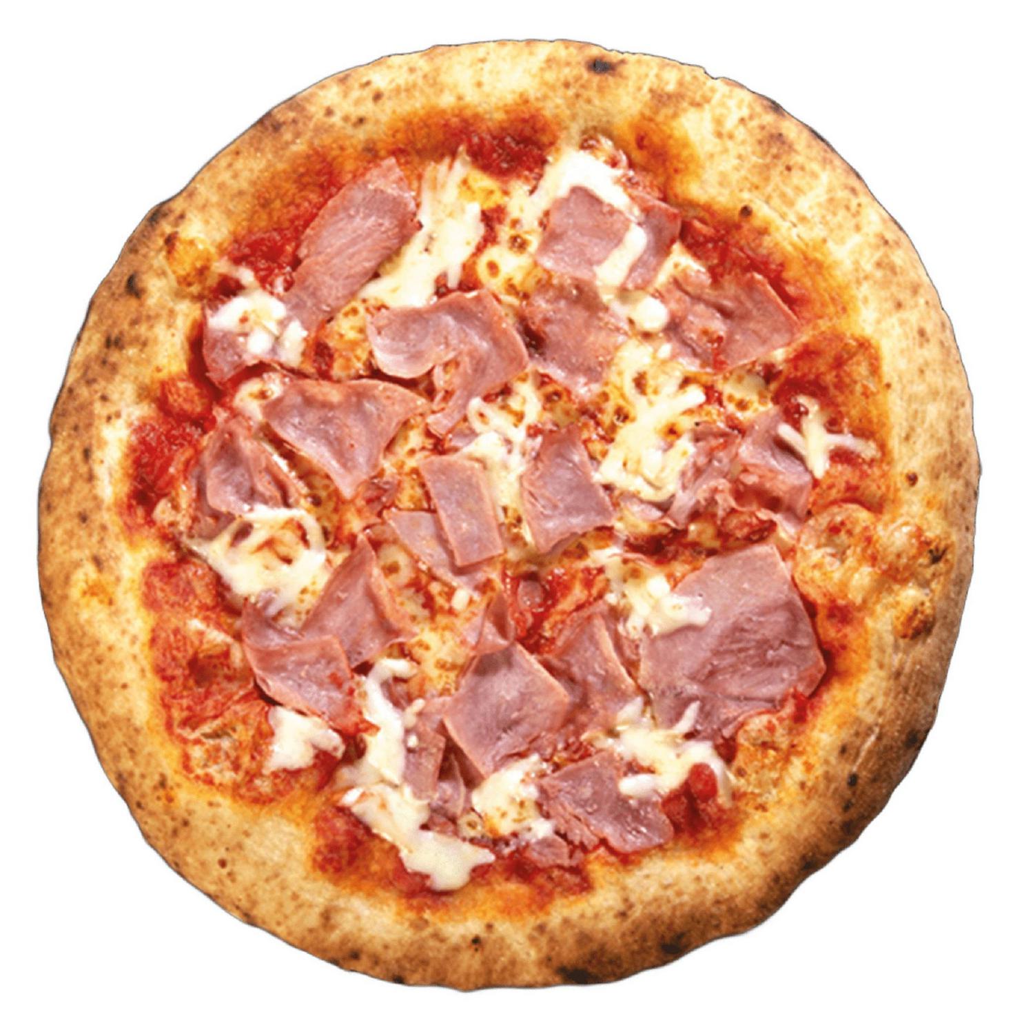 Pizza con jamón cocido sabor ahumado Italpizza 430 g.