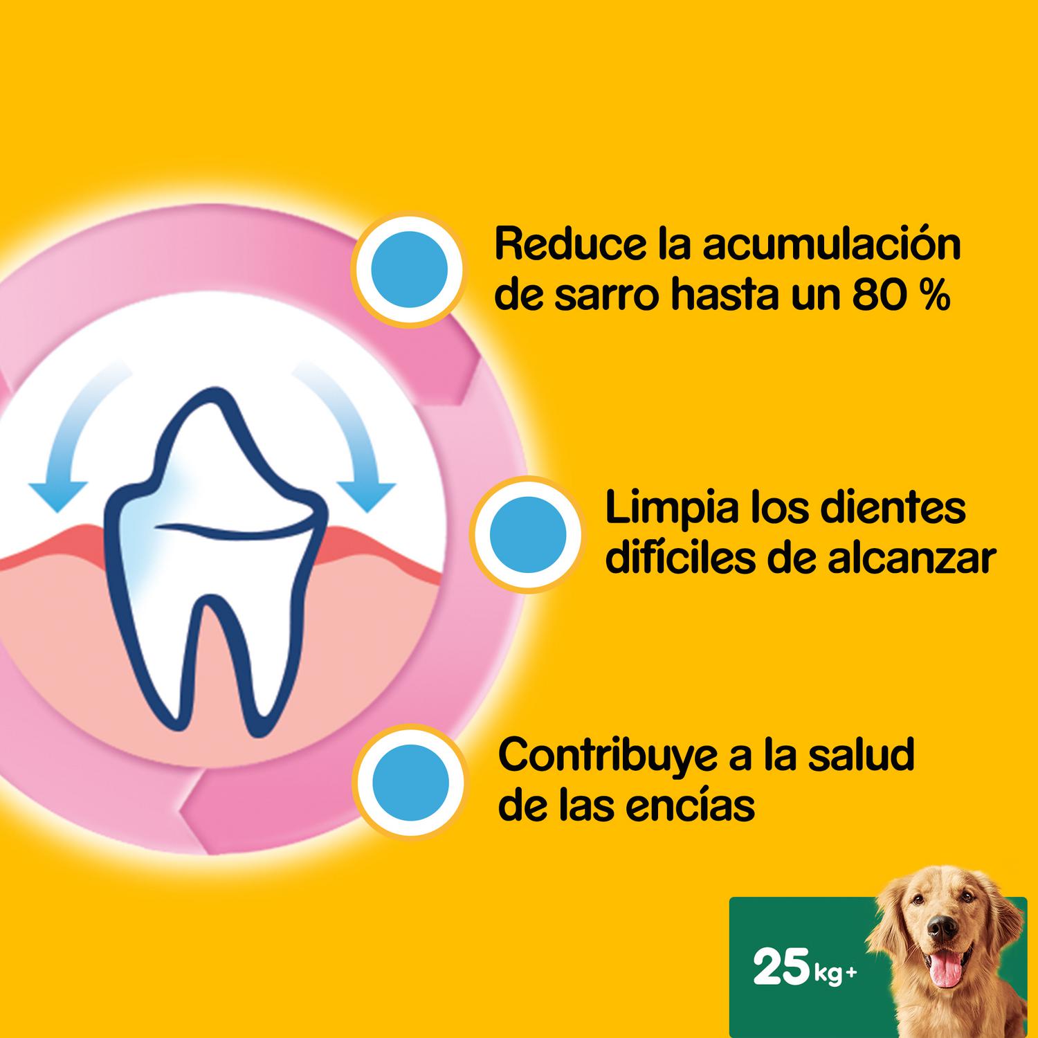 Snacks dental para perros grandes Pedigree Dentastix pack de 7 unidades