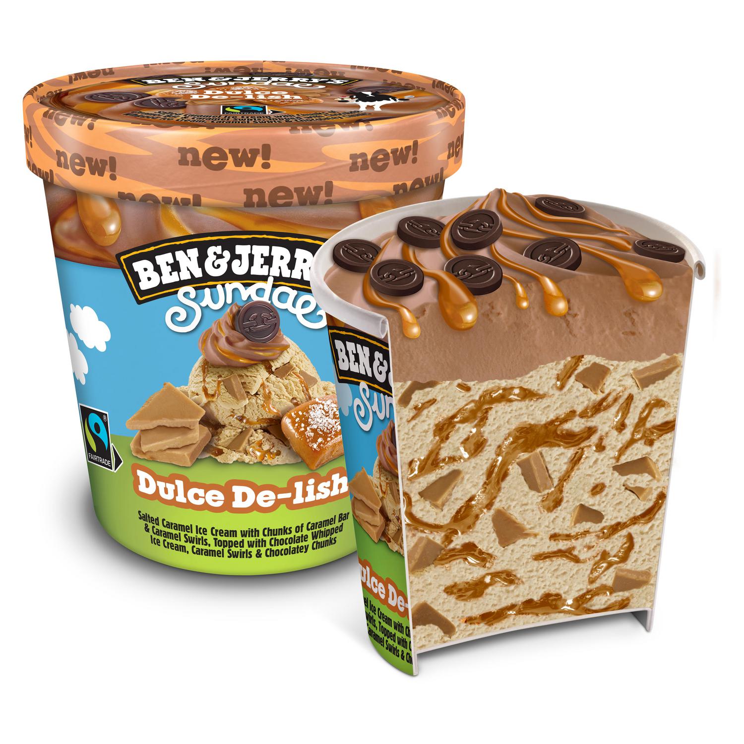 Helado dulce de-lish Ben & Jerry’s 427 ml.