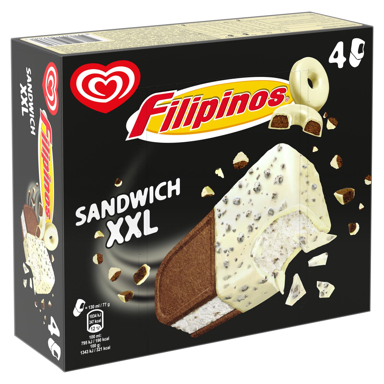 Sandwich Filipinos Cornetto 4 ud.