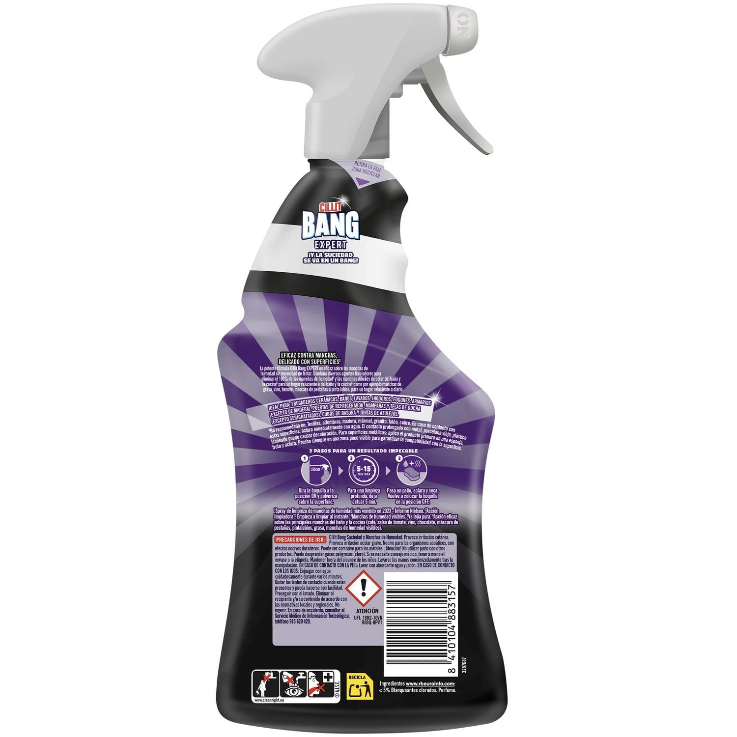 Limpiador de suciedad y manchas de humedad Cillit Bang 750 ml.