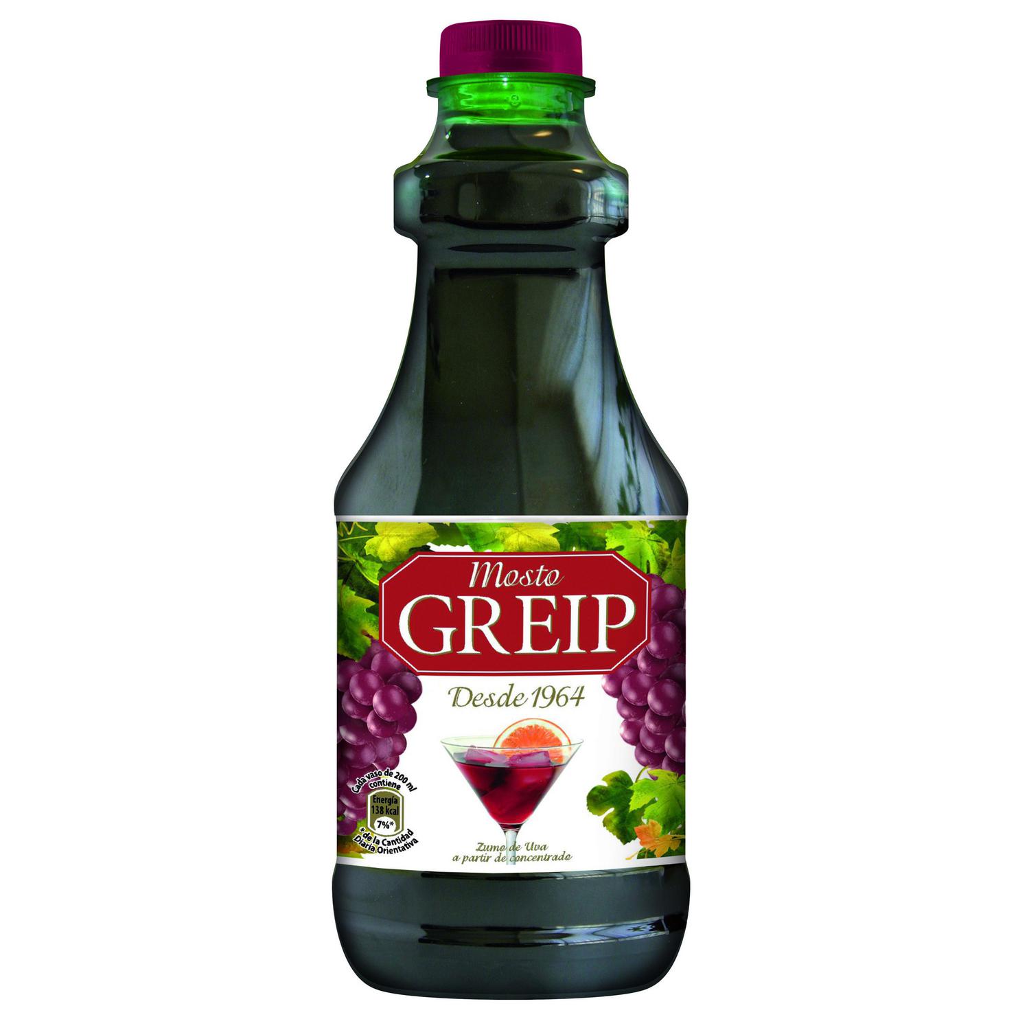 Mosto Greip tinto botella 1 l.