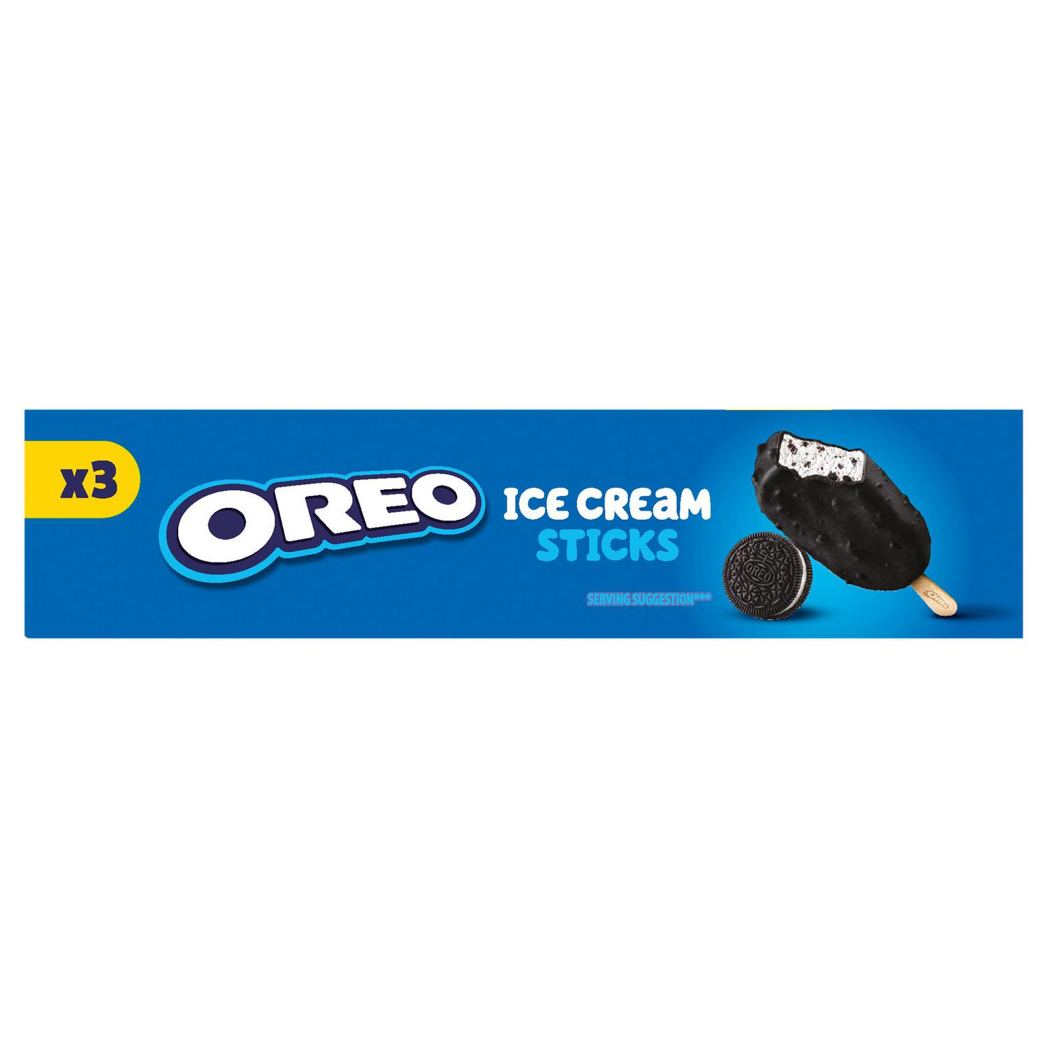 Bombón helado de nata y galleta Oreo 3 ud.
