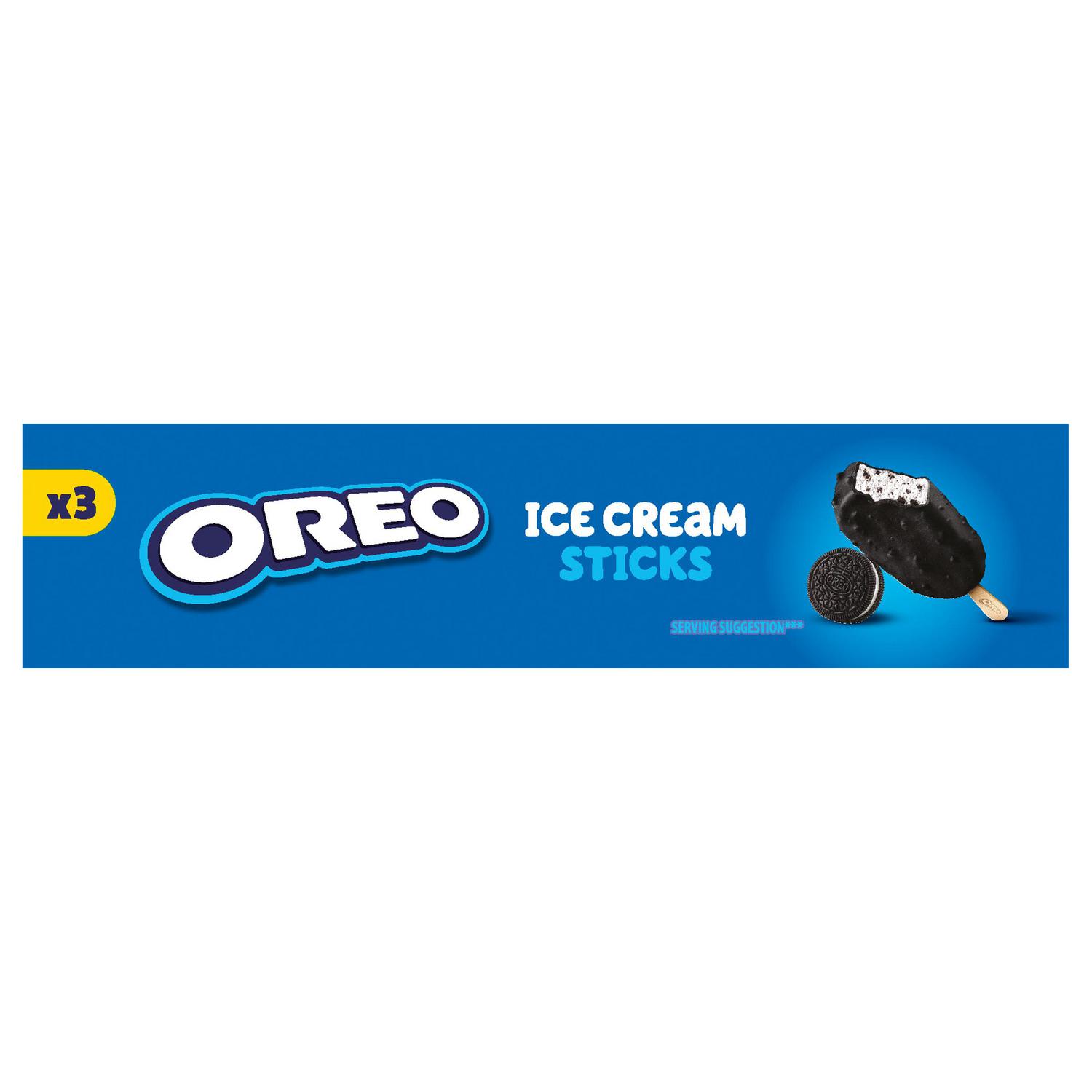 Bombón helado de nata y galleta Oreo 3 ud.