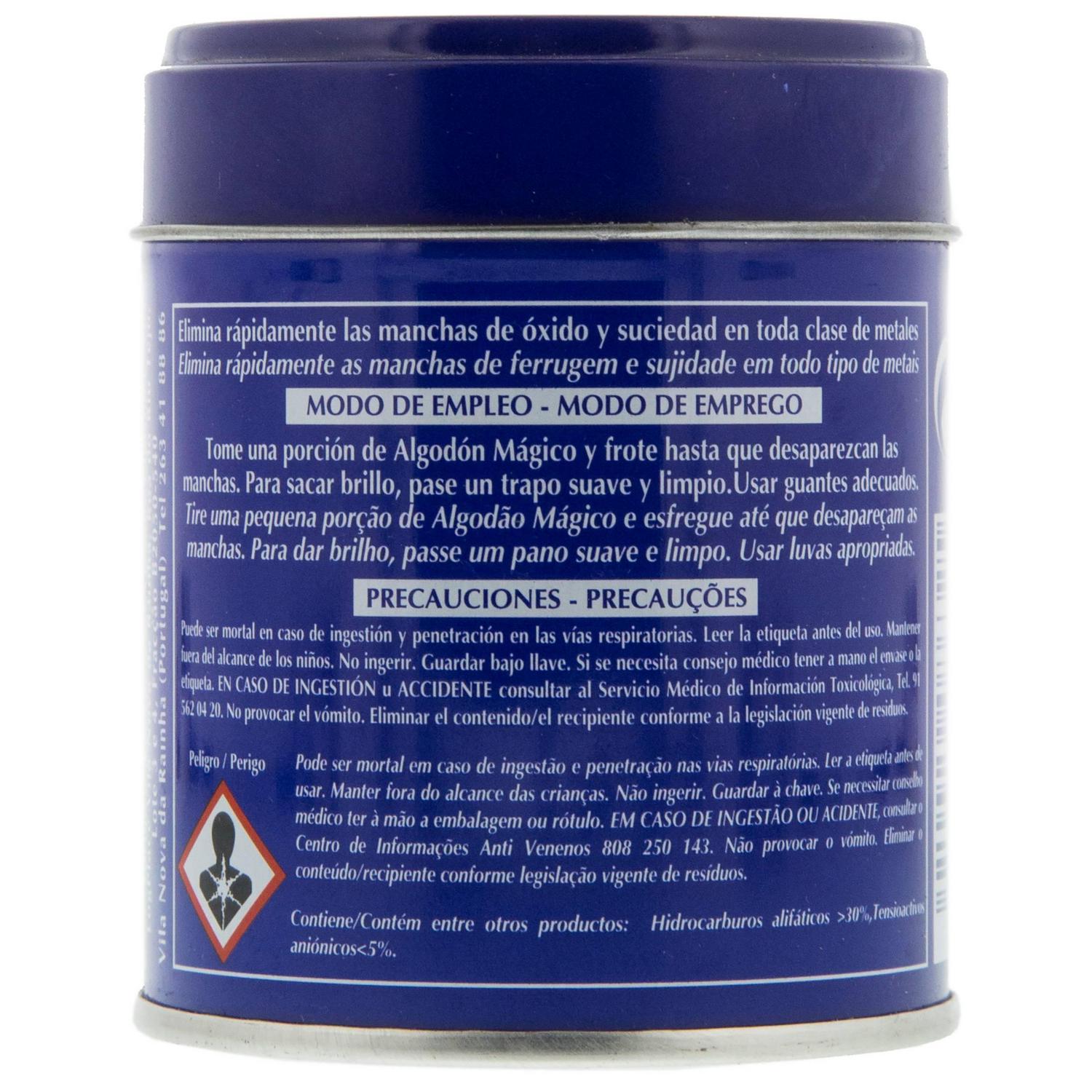 Limpiador de metales Algodón Mágico Stark 75 g.
