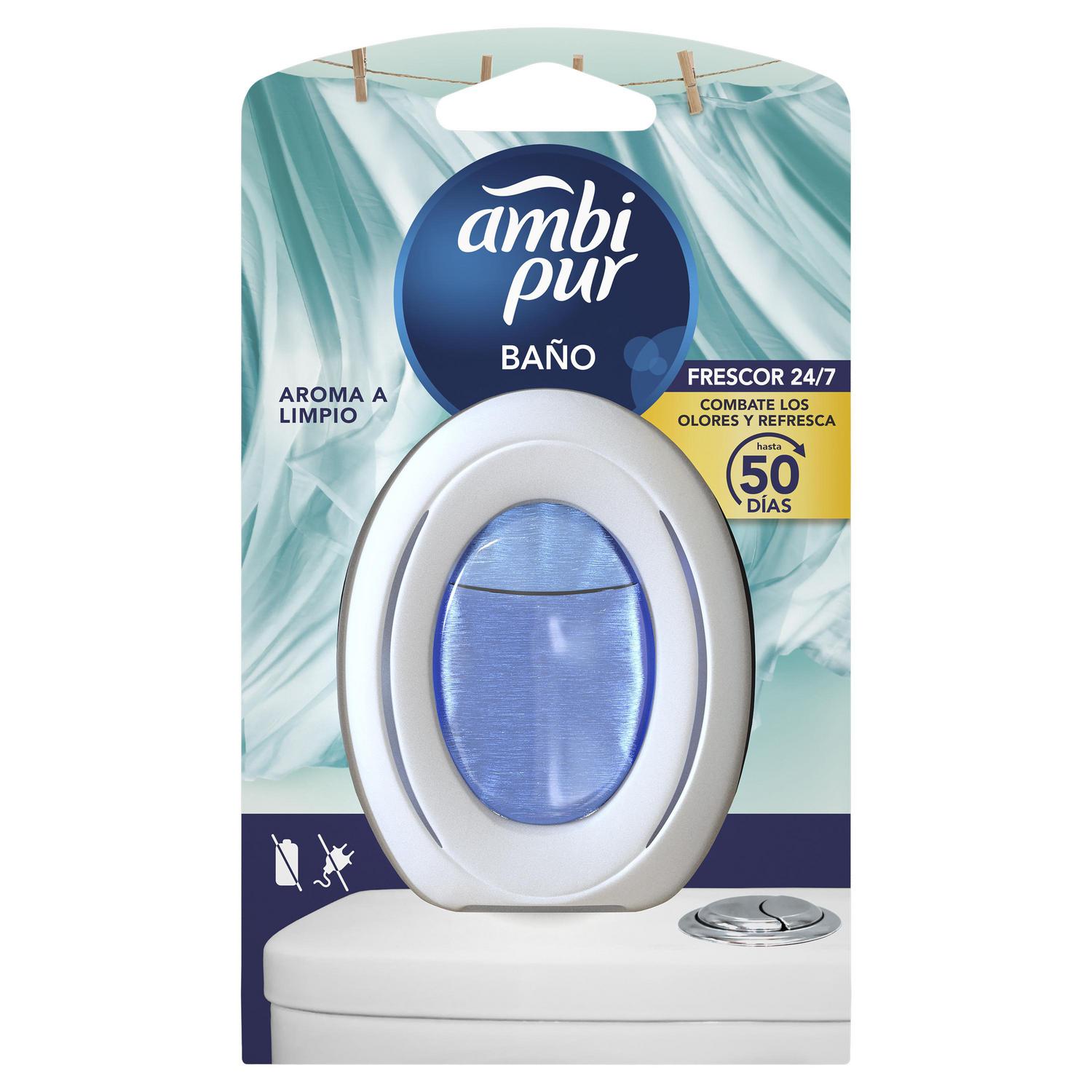 Ambientador baño aroma a limpio Ambi Pur 1 ud.