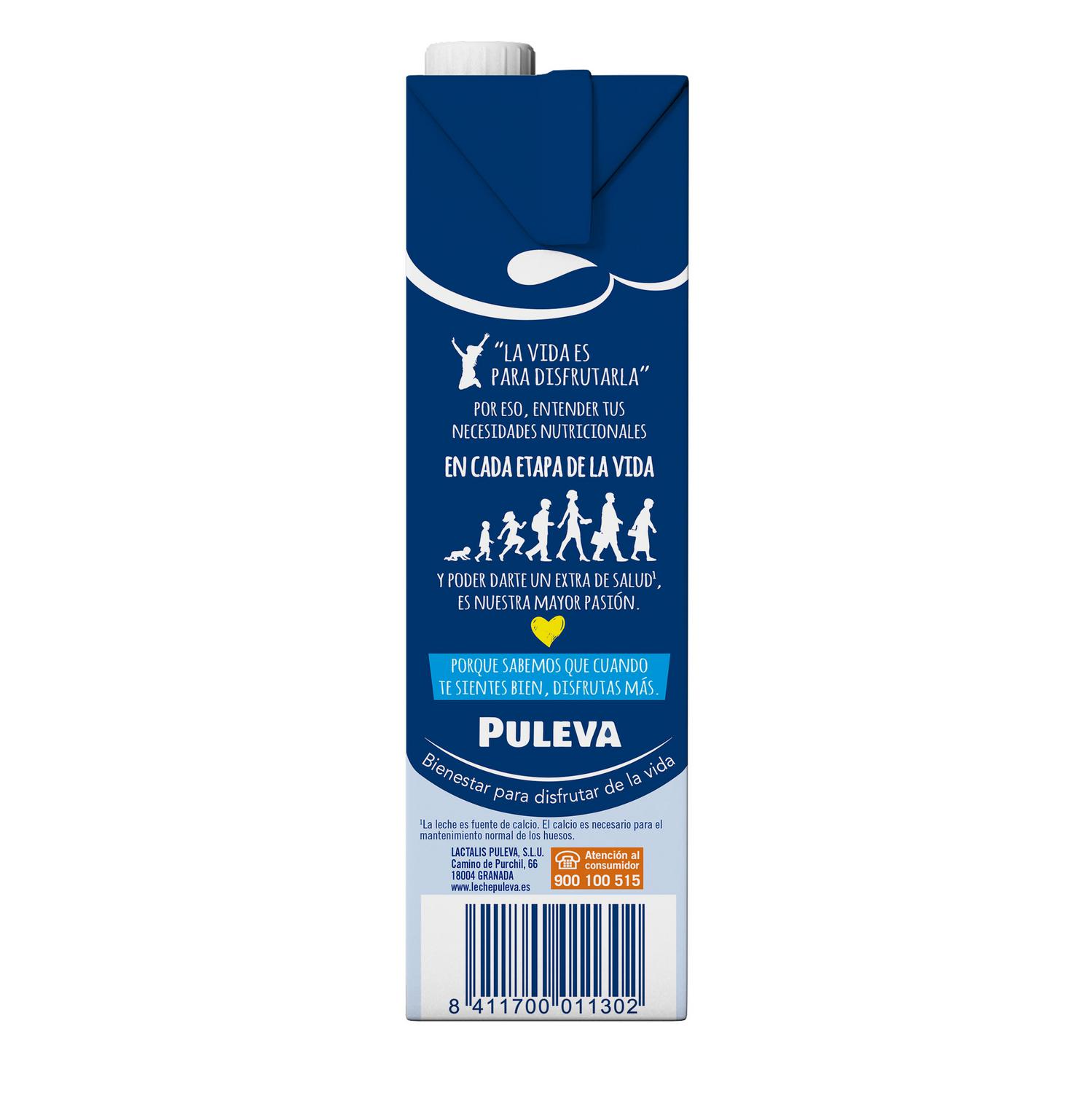 Preparado lácteo con nueces Omega 3 Puleva sin gluten brik 1 l.